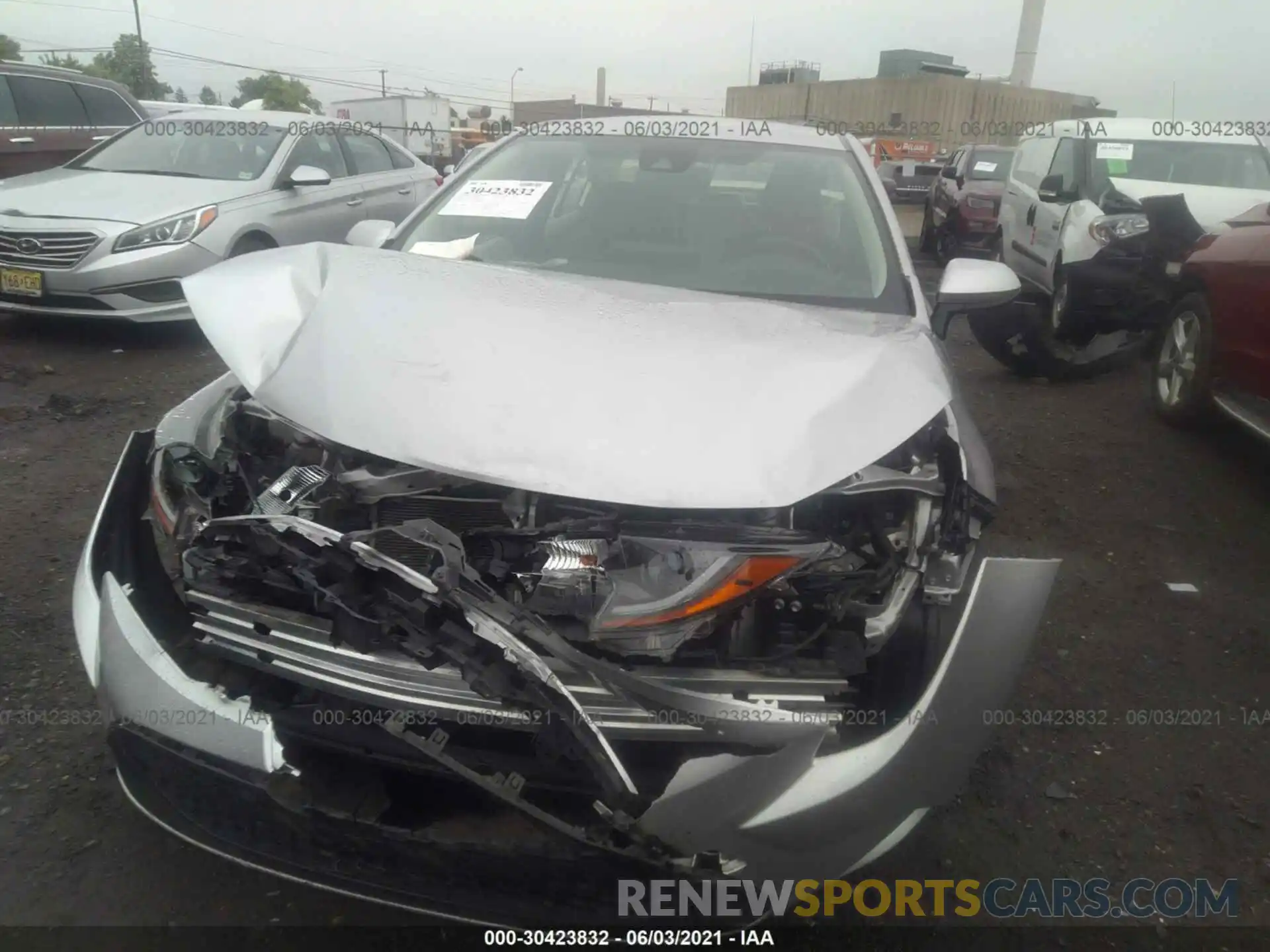 6 Photograph of a damaged car JTDDPRAE8LJ002783 TOYOTA COROLLA 2020