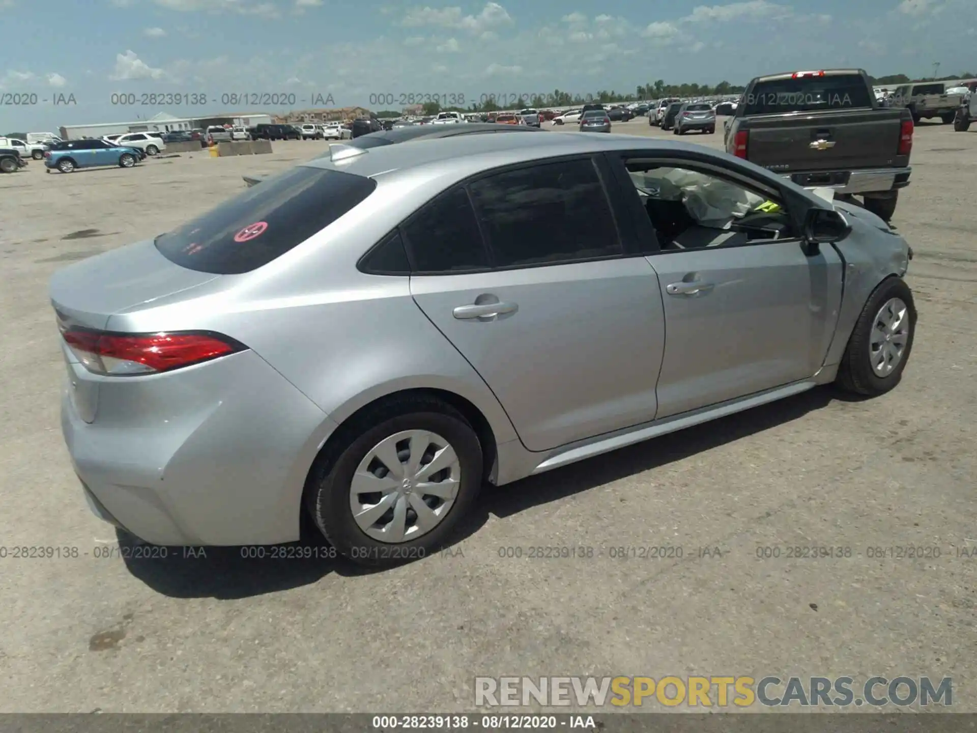 4 Photograph of a damaged car JTDDPRAE8LJ004453 TOYOTA COROLLA 2020