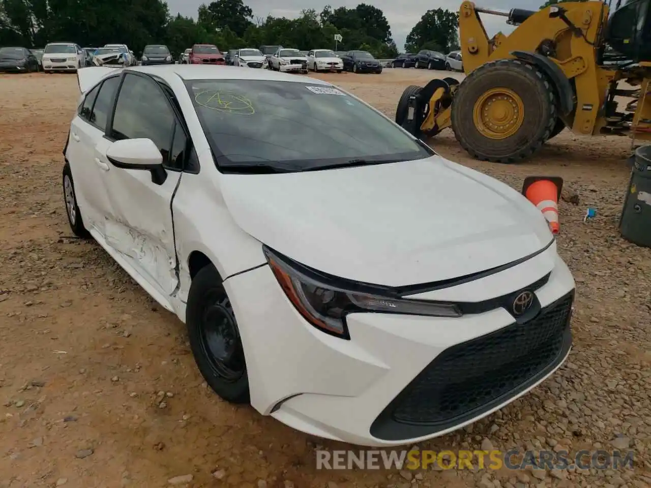 1 Photograph of a damaged car JTDDPRAE8LJ004873 TOYOTA COROLLA 2020