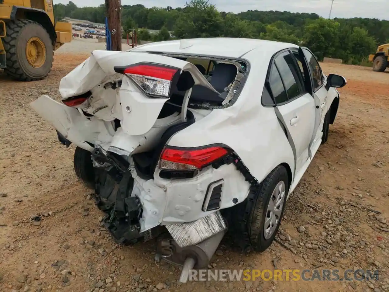 4 Photograph of a damaged car JTDDPRAE8LJ004873 TOYOTA COROLLA 2020