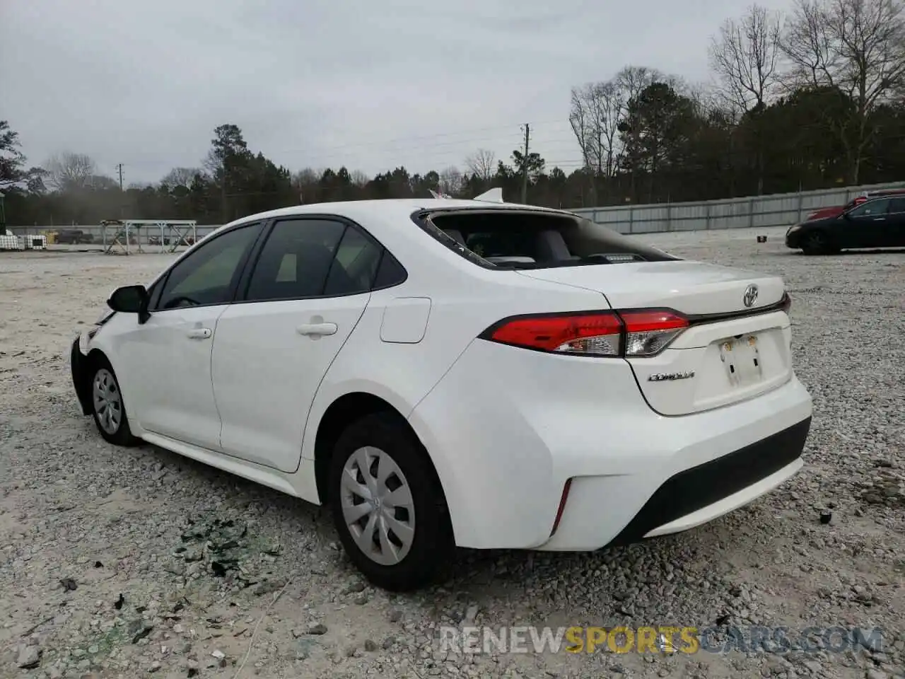 3 Photograph of a damaged car JTDDPRAE8LJ011094 TOYOTA COROLLA 2020