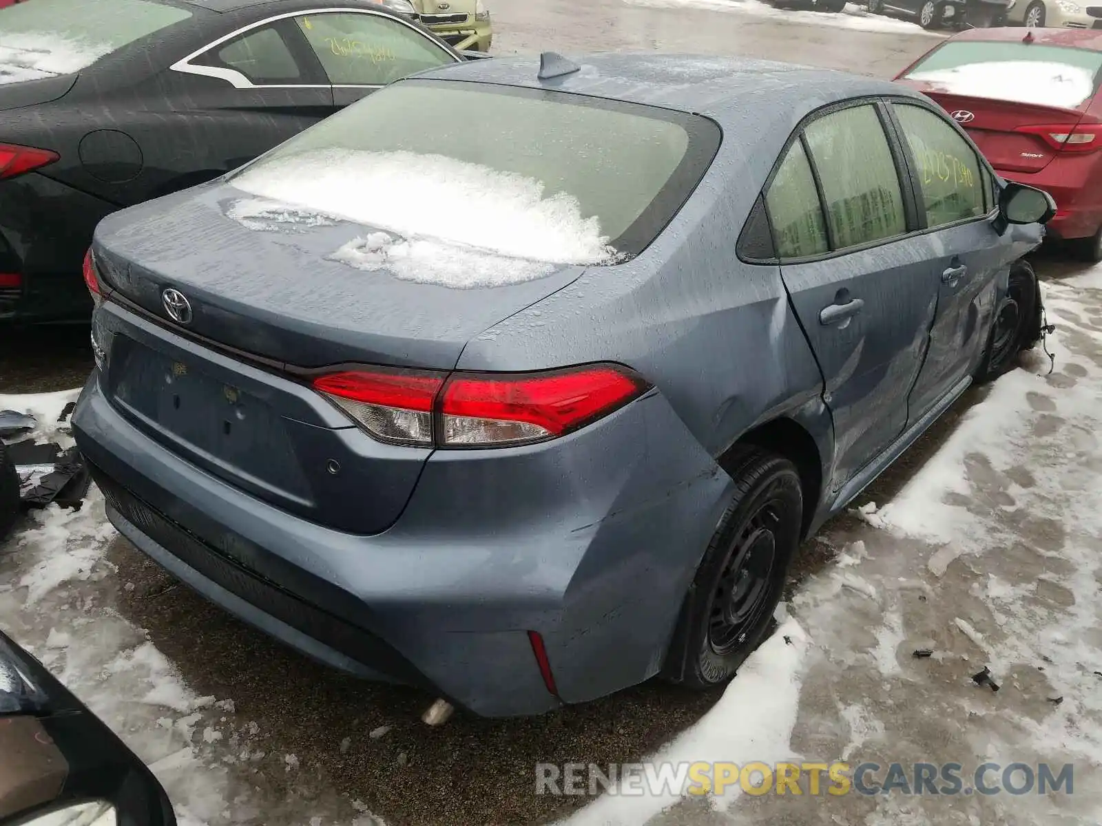 4 Photograph of a damaged car JTDDPRAE8LJ013184 TOYOTA COROLLA 2020