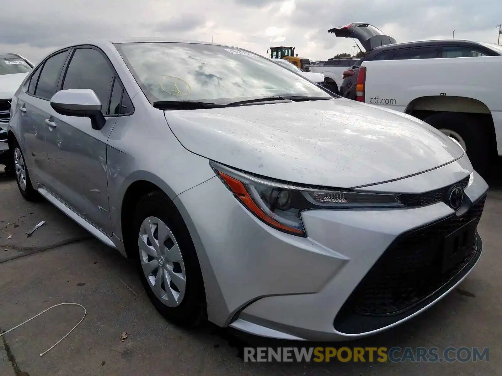 1 Photograph of a damaged car JTDDPRAE8LJ016005 TOYOTA COROLLA 2020