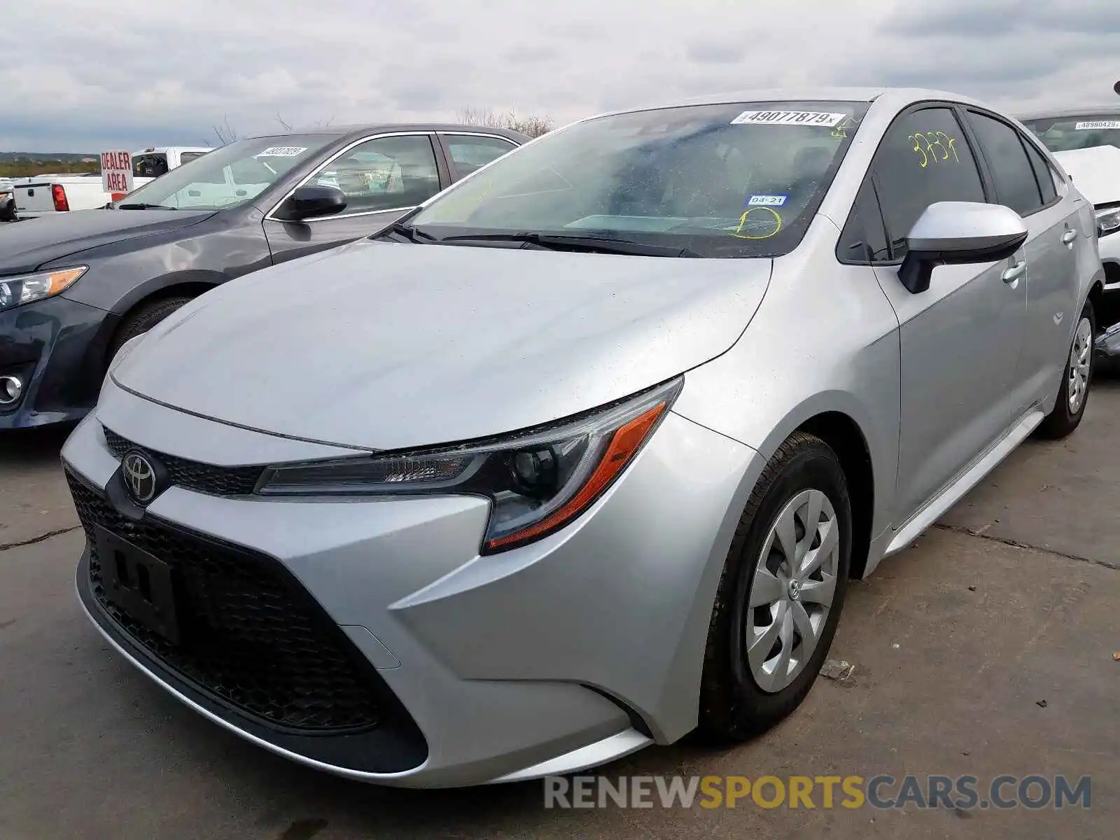 2 Photograph of a damaged car JTDDPRAE8LJ016005 TOYOTA COROLLA 2020