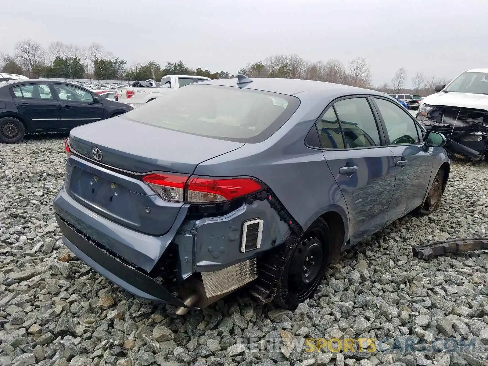 4 Photograph of a damaged car JTDDPRAE8LJ052759 TOYOTA COROLLA 2020