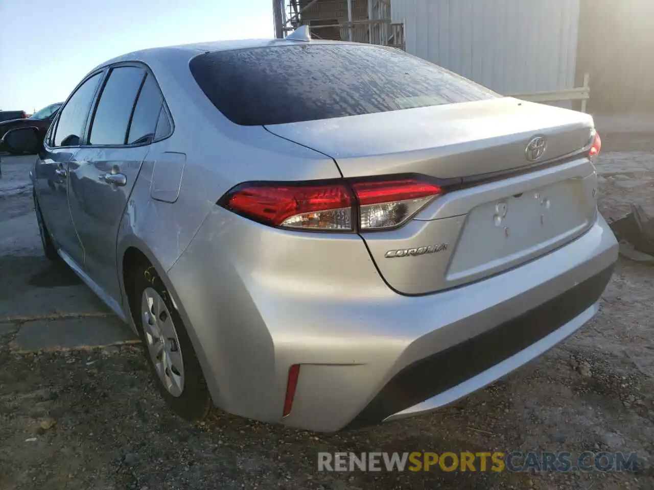 3 Photograph of a damaged car JTDDPRAE8LJ057864 TOYOTA COROLLA 2020