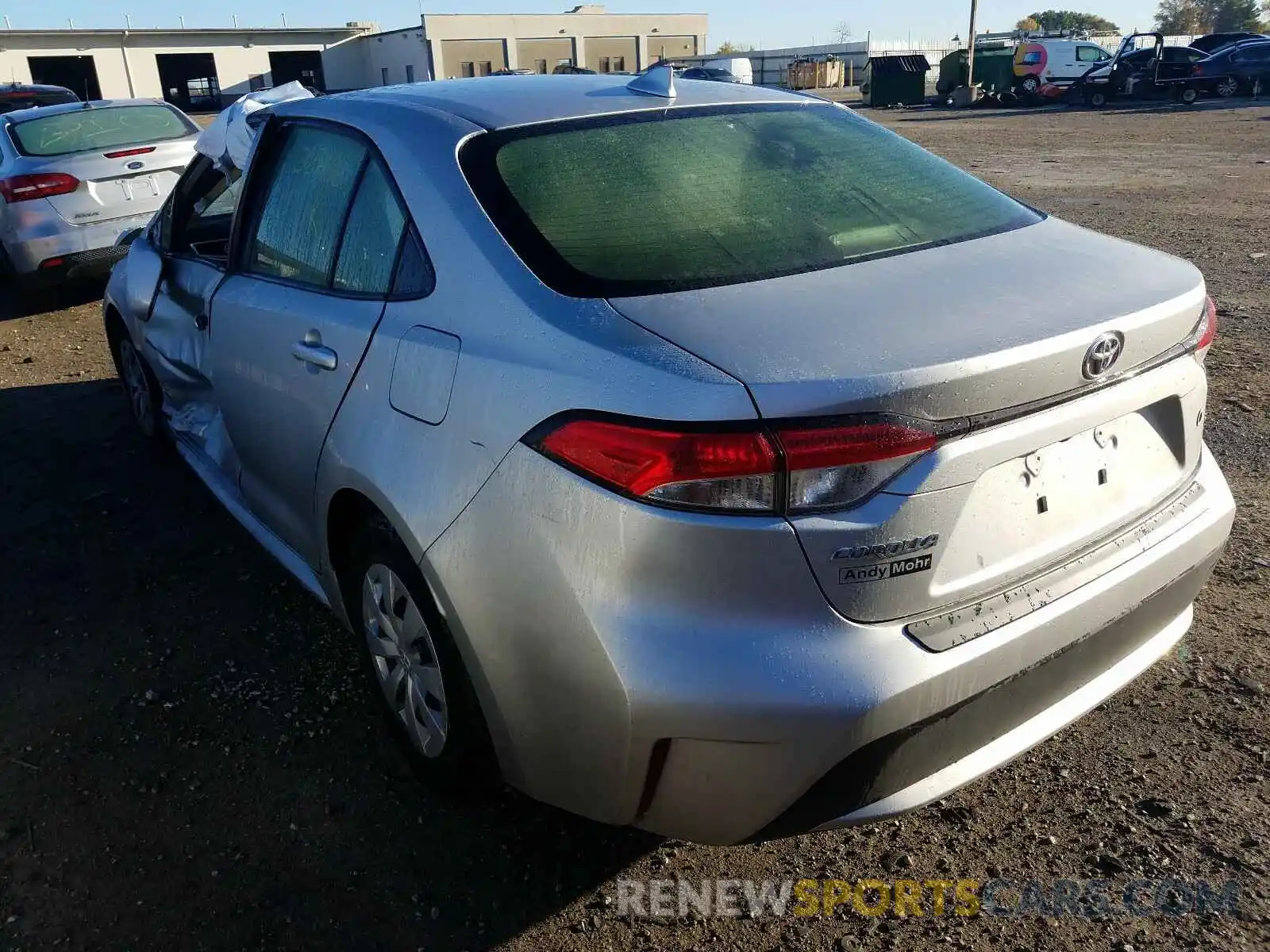 3 Photograph of a damaged car JTDDPRAE8LJ067486 TOYOTA COROLLA 2020