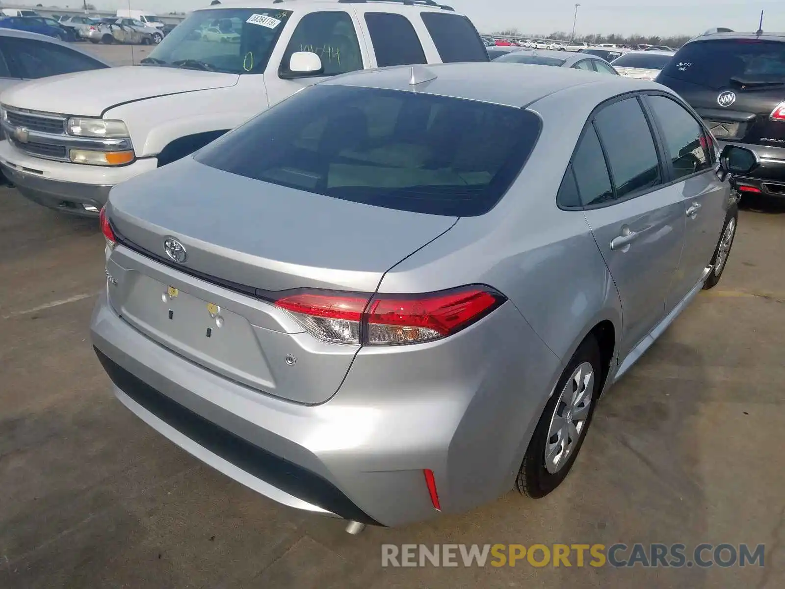 4 Photograph of a damaged car JTDDPRAE8LJ069562 TOYOTA COROLLA 2020