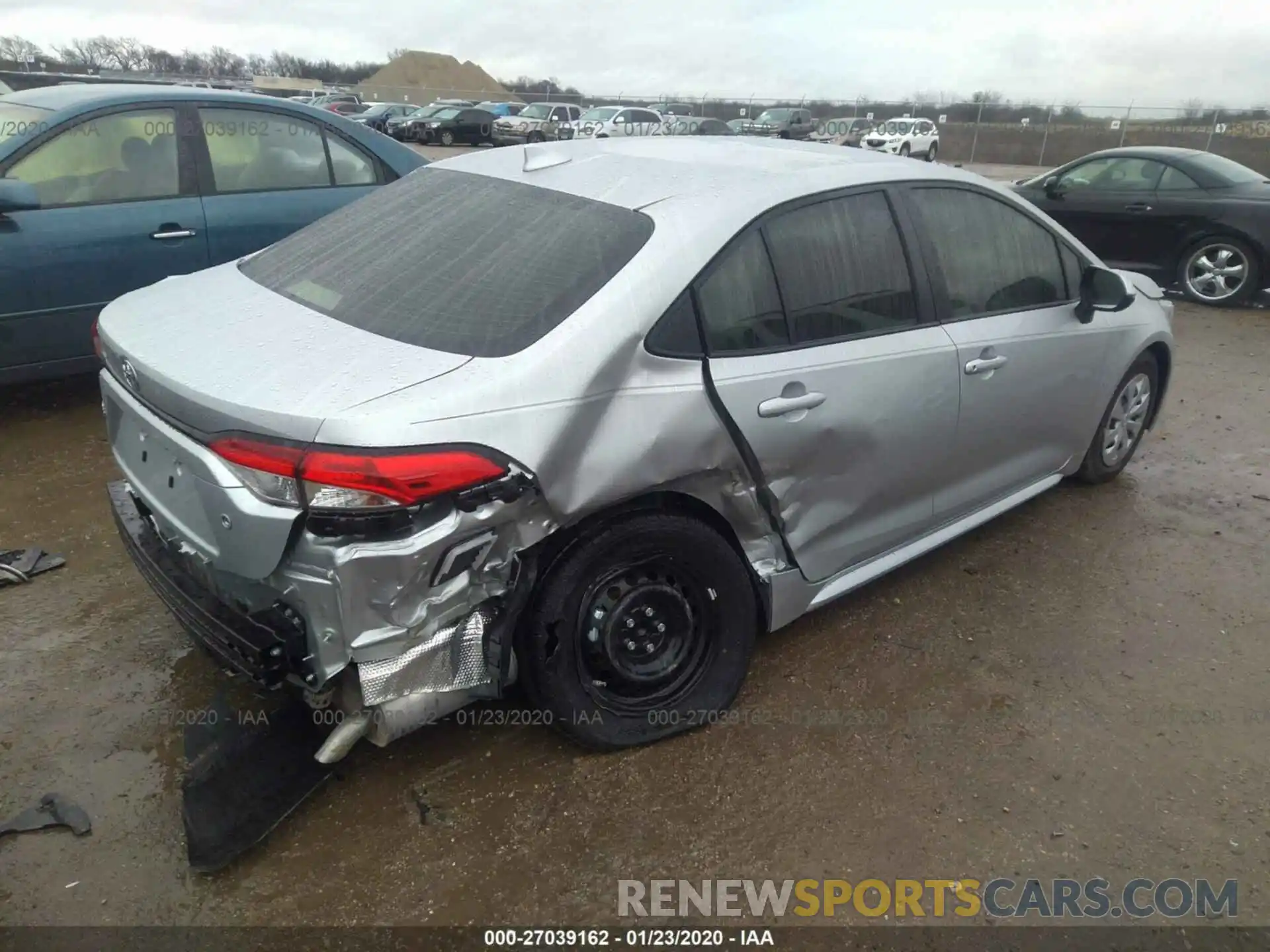 4 Photograph of a damaged car JTDDPRAE8LJ075524 TOYOTA COROLLA 2020