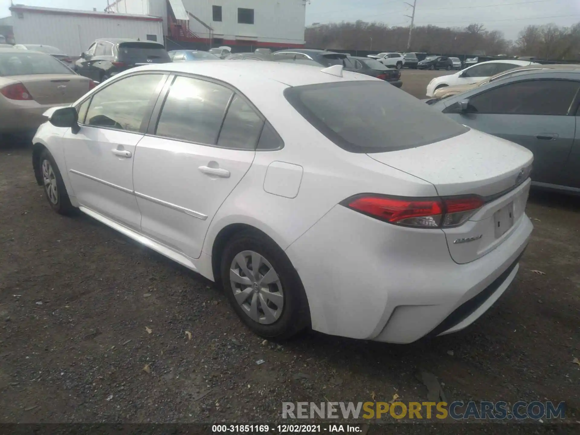 3 Photograph of a damaged car JTDDPRAE8LJ082103 TOYOTA COROLLA 2020