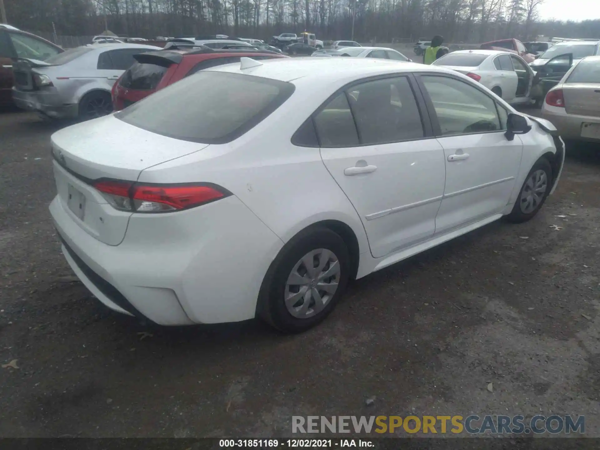 4 Photograph of a damaged car JTDDPRAE8LJ082103 TOYOTA COROLLA 2020