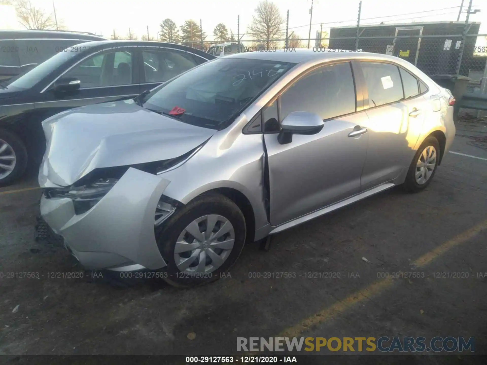 2 Photograph of a damaged car JTDDPRAE8LJ082148 TOYOTA COROLLA 2020