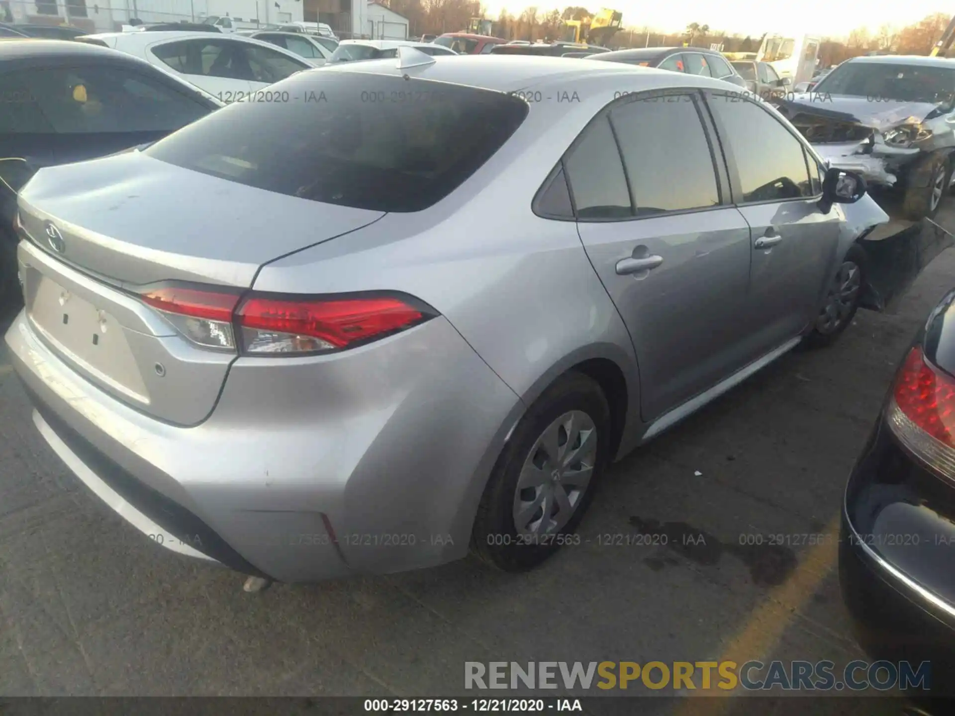 4 Photograph of a damaged car JTDDPRAE8LJ082148 TOYOTA COROLLA 2020