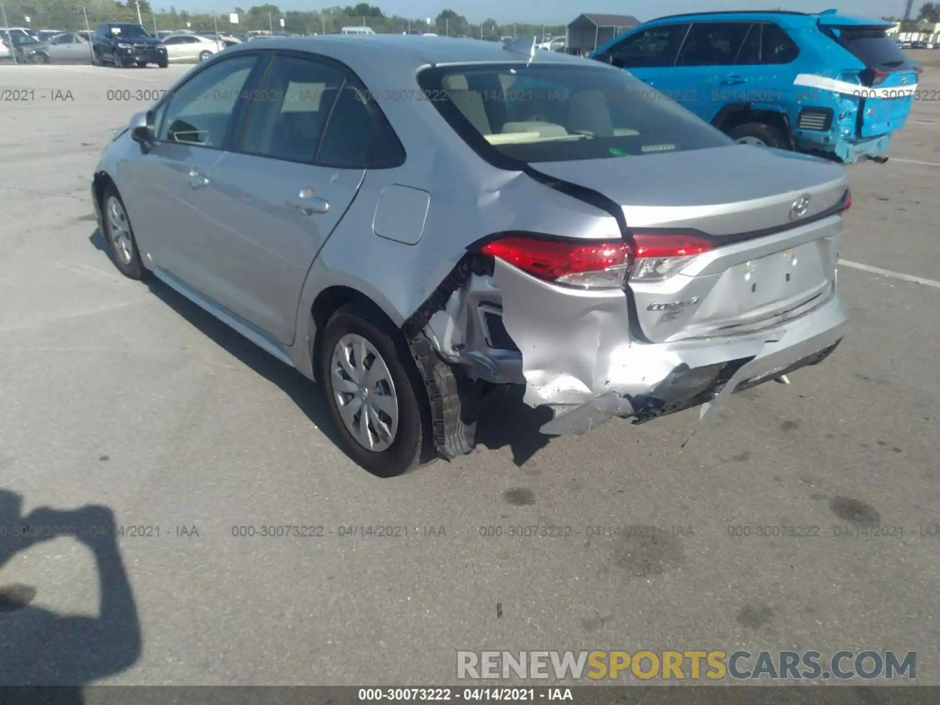 6 Photograph of a damaged car JTDDPRAE9LJ014425 TOYOTA COROLLA 2020