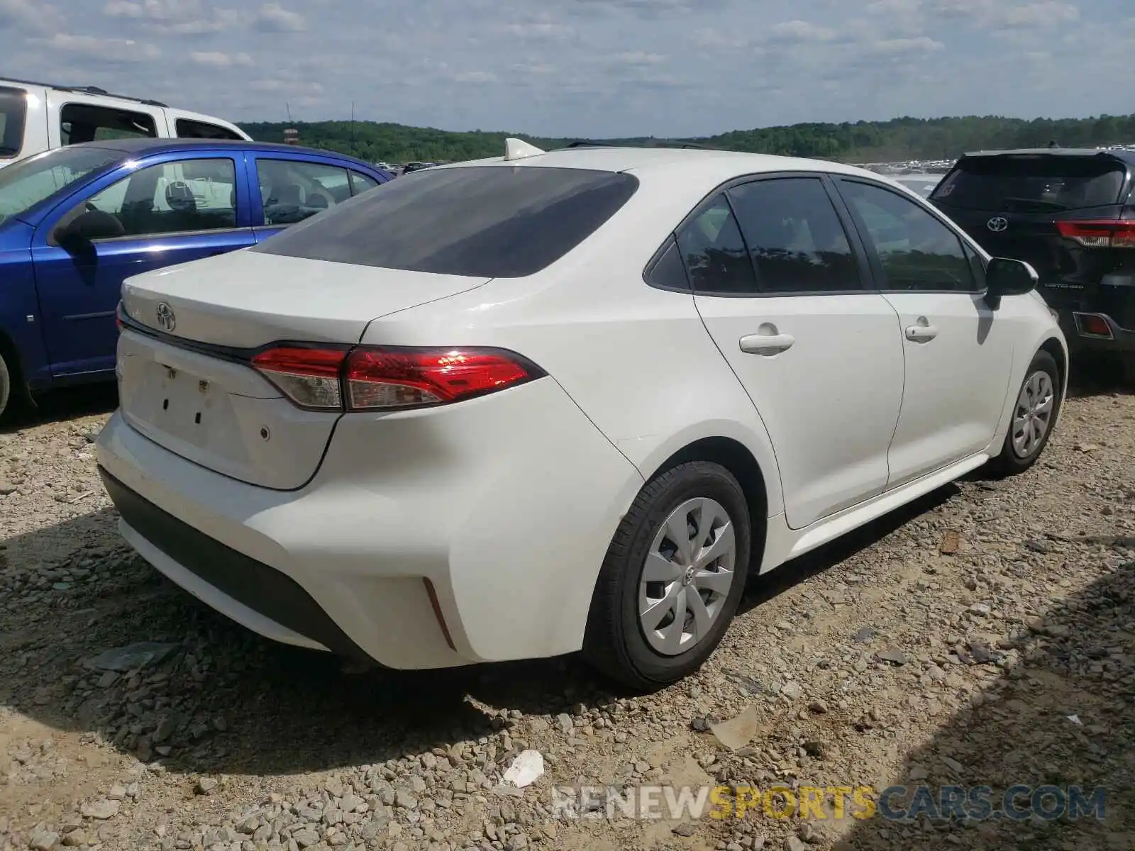 4 Photograph of a damaged car JTDDPRAE9LJ015641 TOYOTA COROLLA 2020