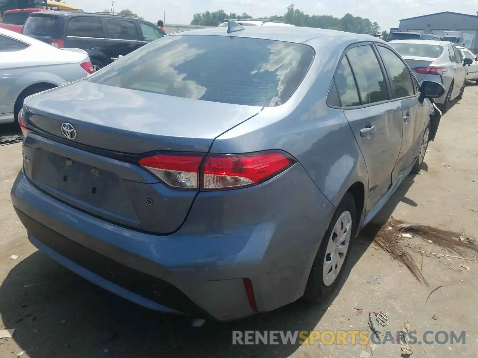 4 Photograph of a damaged car JTDDPRAE9LJ016157 TOYOTA COROLLA 2020