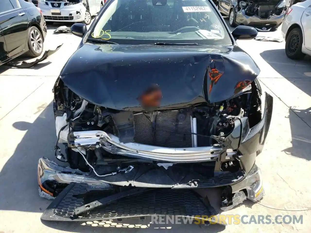 9 Photograph of a damaged car JTDDPRAE9LJ021679 TOYOTA COROLLA 2020