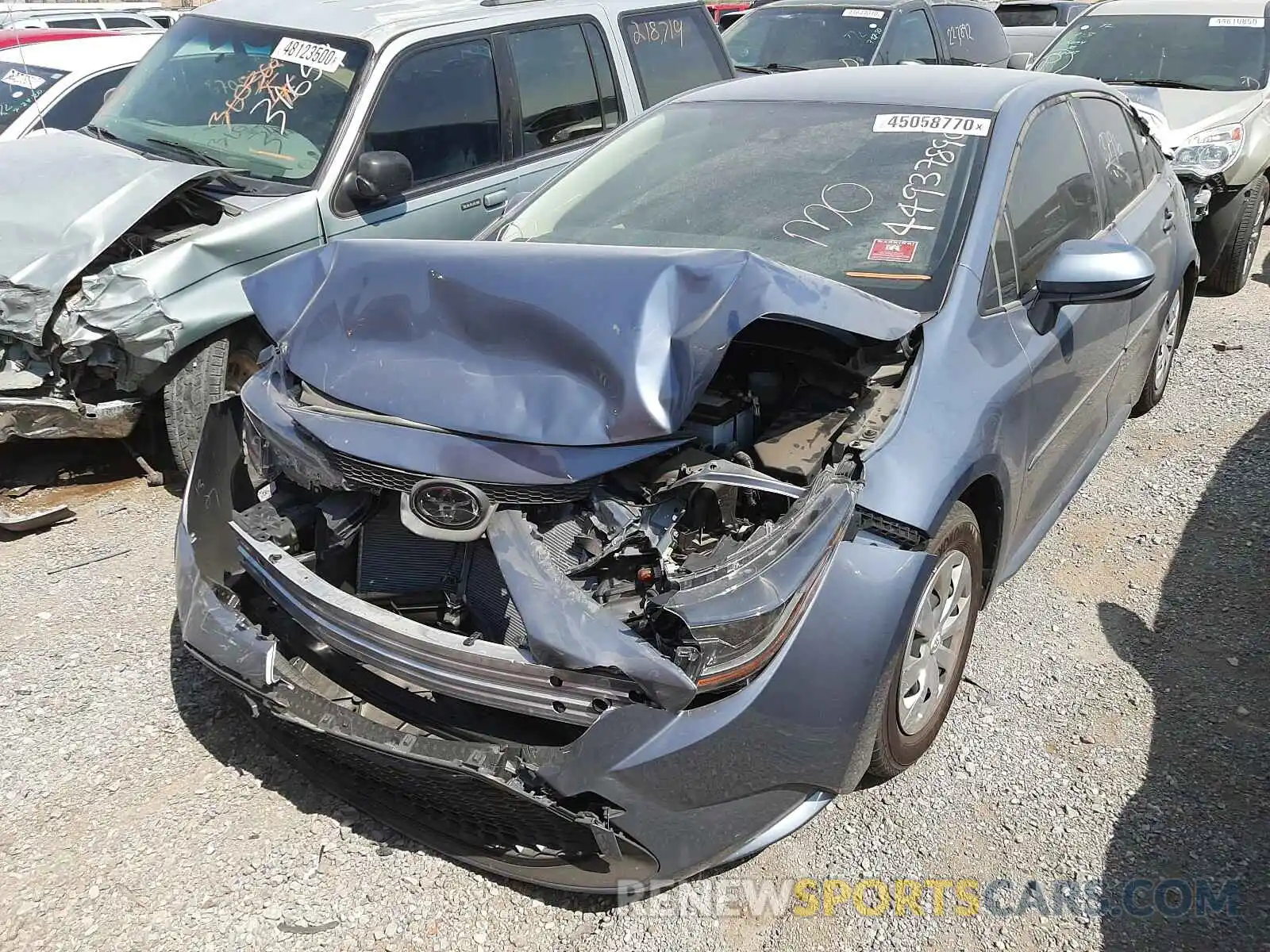 2 Photograph of a damaged car JTDDPRAE9LJ052396 TOYOTA COROLLA 2020