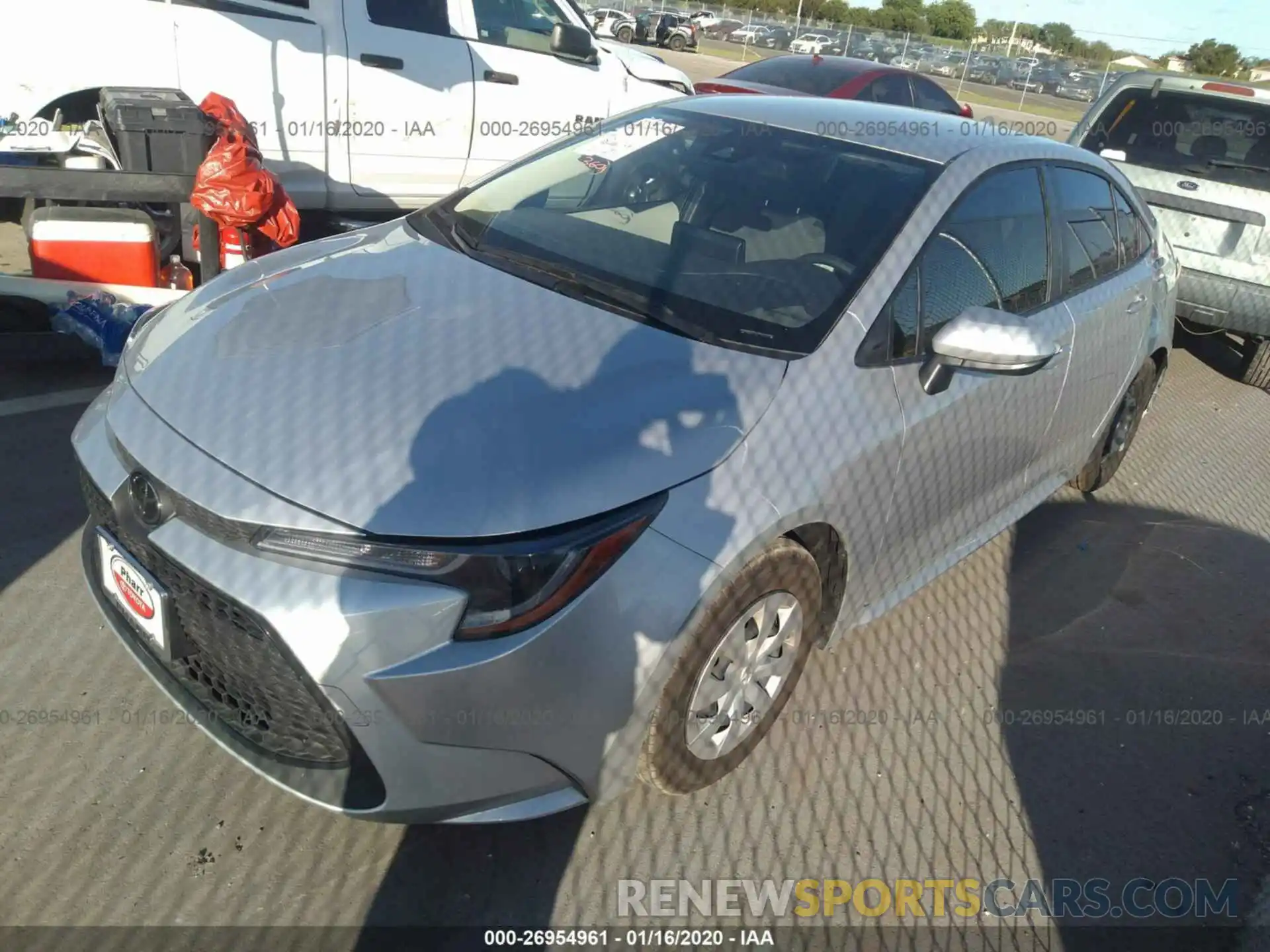 2 Photograph of a damaged car JTDDPRAE9LJ059980 TOYOTA COROLLA 2020