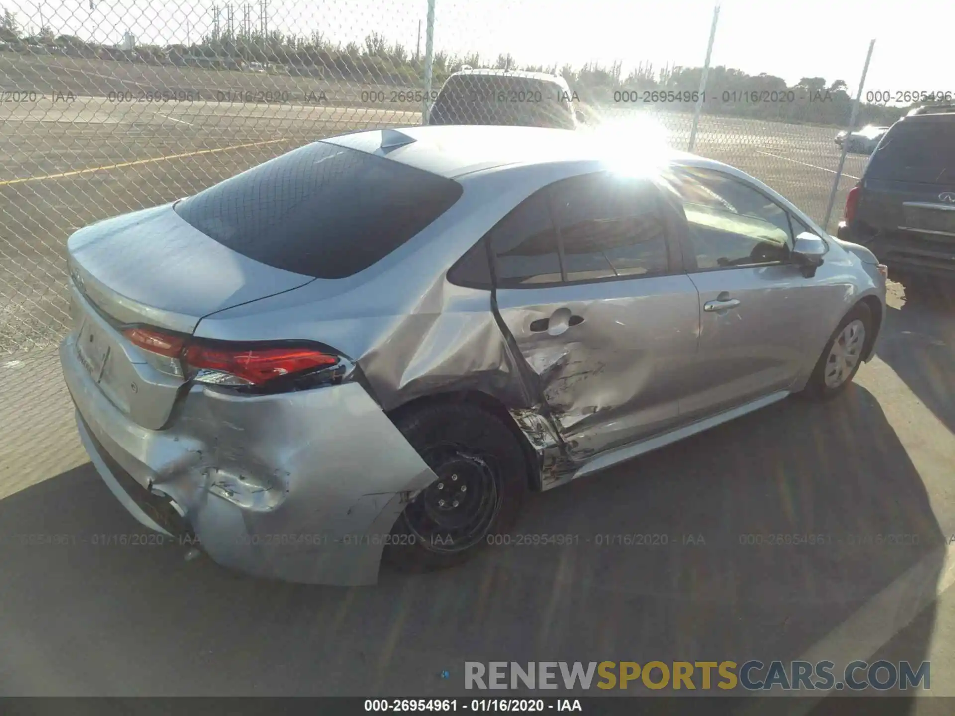 6 Photograph of a damaged car JTDDPRAE9LJ059980 TOYOTA COROLLA 2020