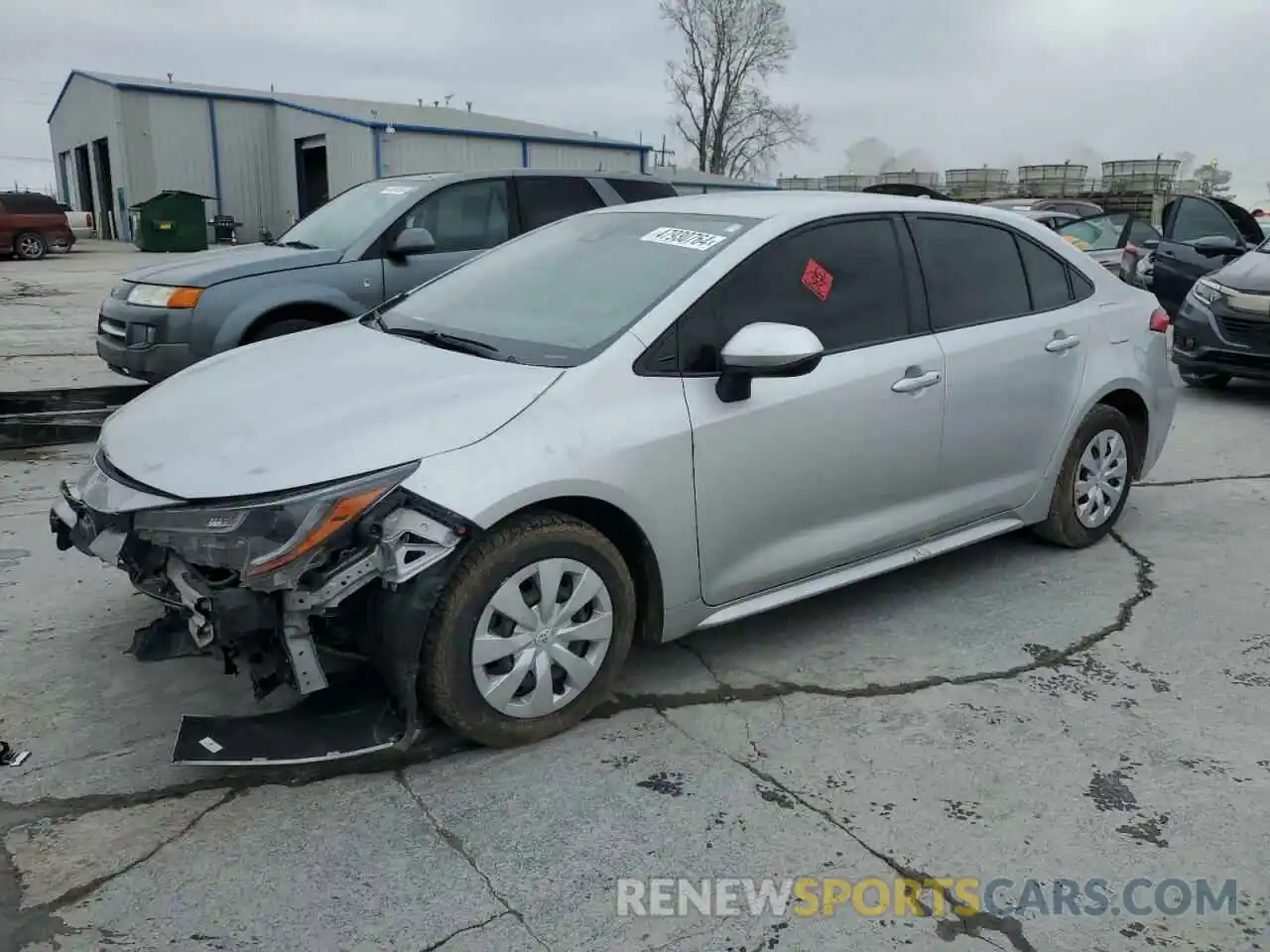 1 Photograph of a damaged car JTDDPRAE9LJ062104 TOYOTA COROLLA 2020