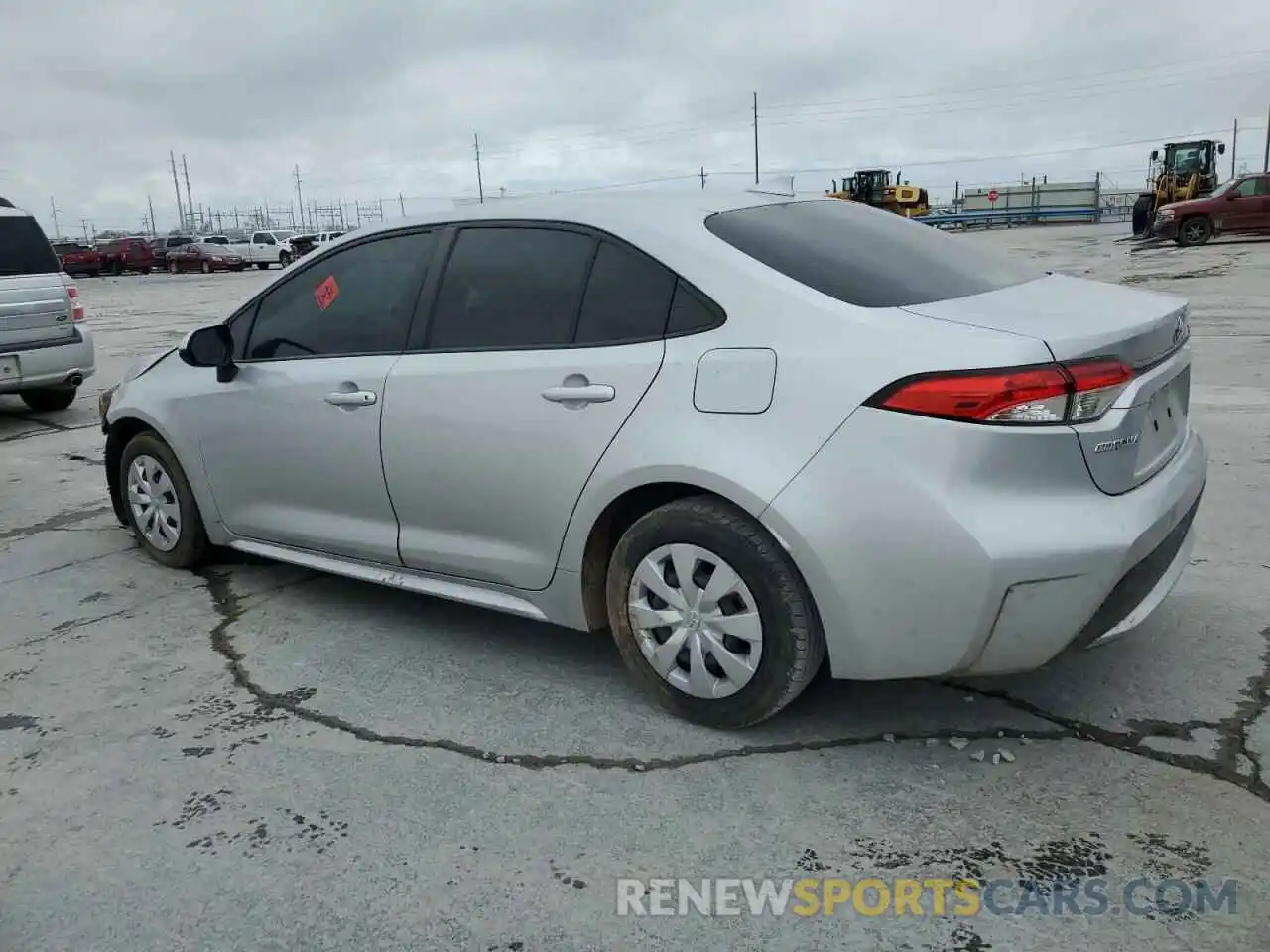 2 Photograph of a damaged car JTDDPRAE9LJ062104 TOYOTA COROLLA 2020