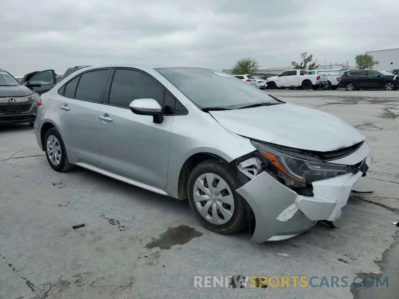 4 Photograph of a damaged car JTDDPRAE9LJ062104 TOYOTA COROLLA 2020