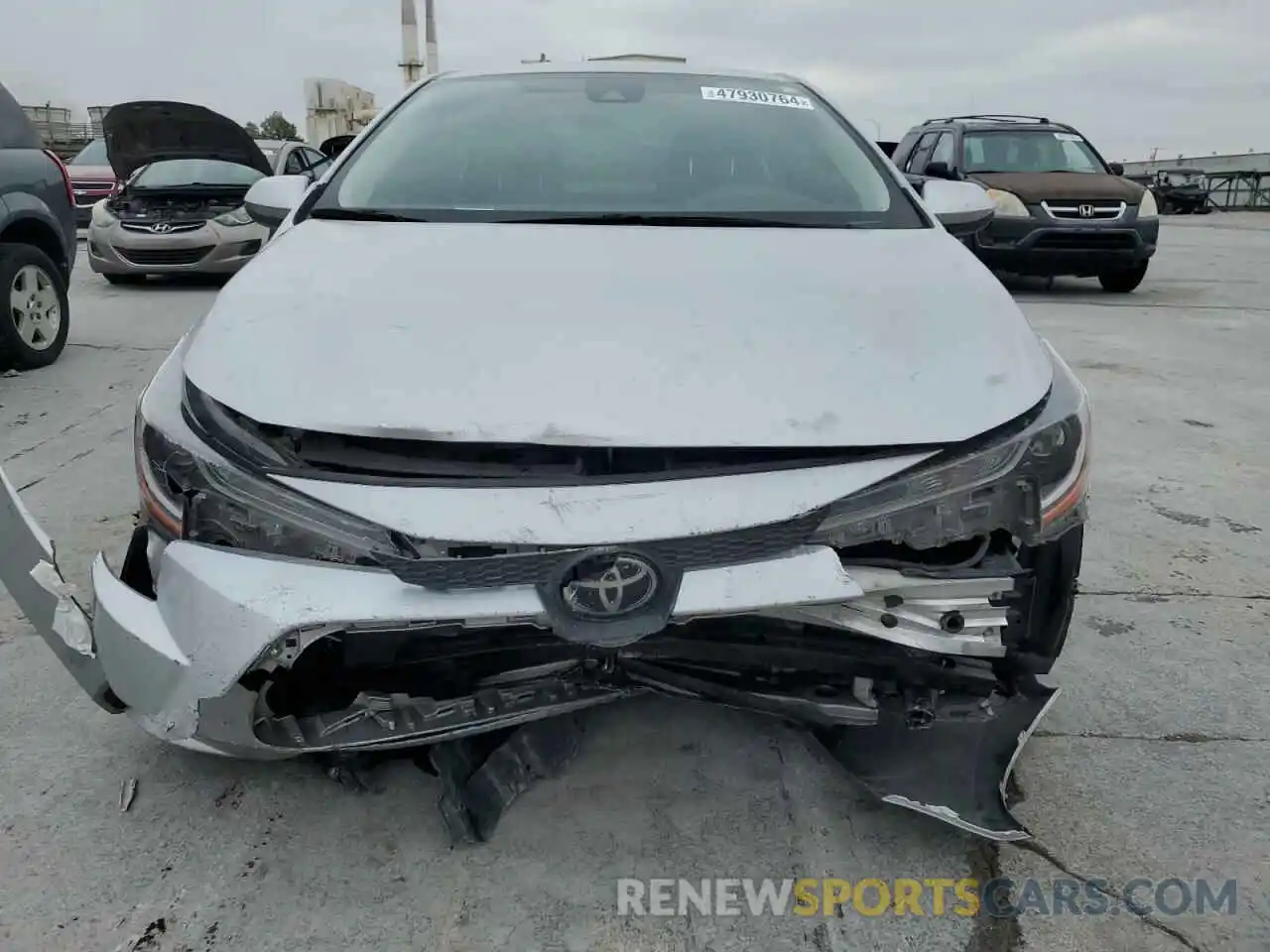 5 Photograph of a damaged car JTDDPRAE9LJ062104 TOYOTA COROLLA 2020