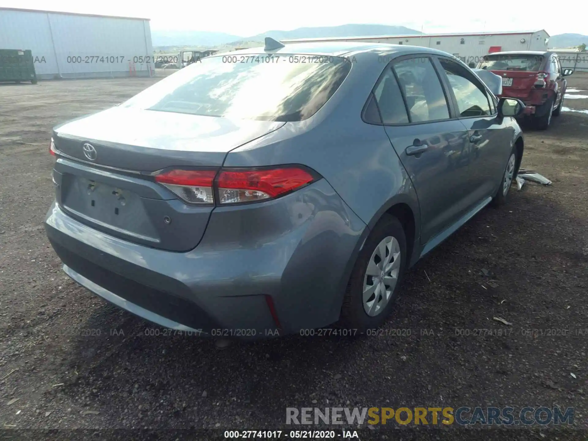 4 Photograph of a damaged car JTDDPRAE9LJ065391 TOYOTA COROLLA 2020