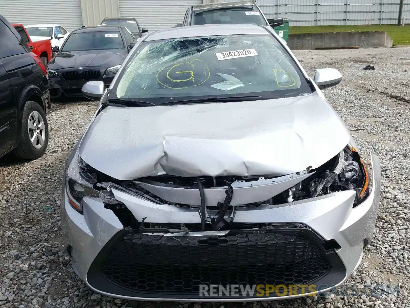 9 Photograph of a damaged car JTDDPRAE9LJ079291 TOYOTA COROLLA 2020