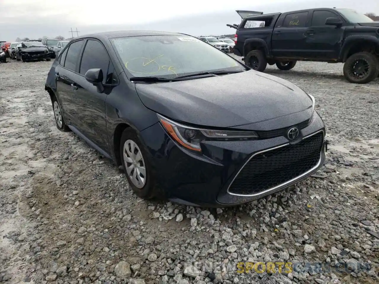 1 Photograph of a damaged car JTDDPRAE9LJ085897 TOYOTA COROLLA 2020