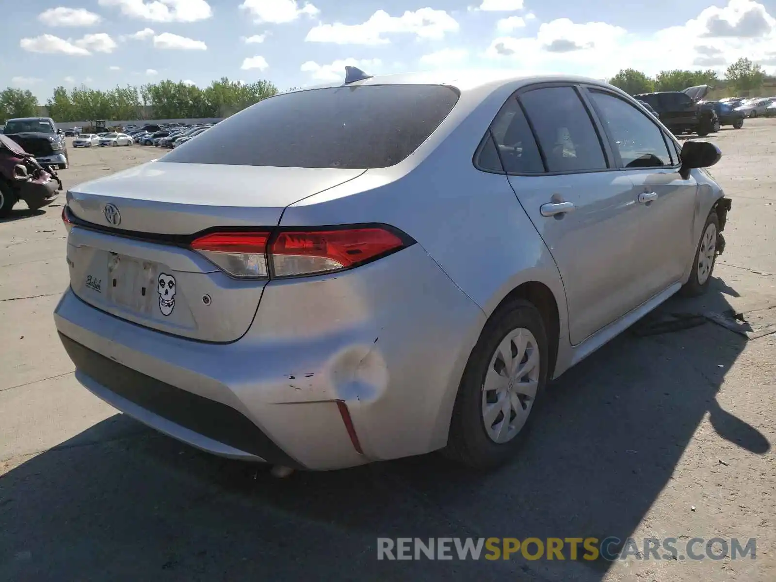 4 Photograph of a damaged car JTDDPRAEXLJ003174 TOYOTA COROLLA 2020