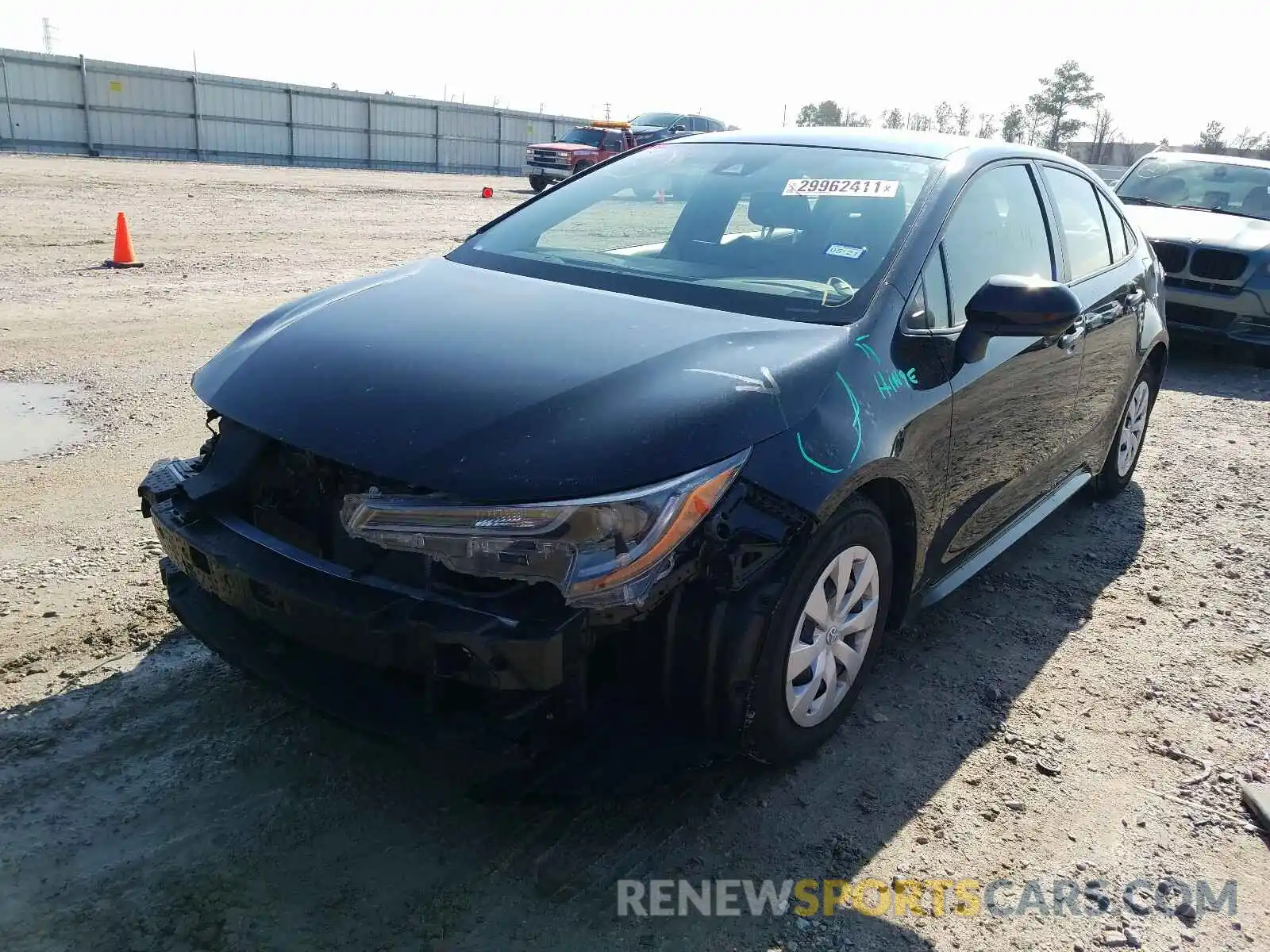 2 Photograph of a damaged car JTDDPRAEXLJ004793 TOYOTA COROLLA 2020