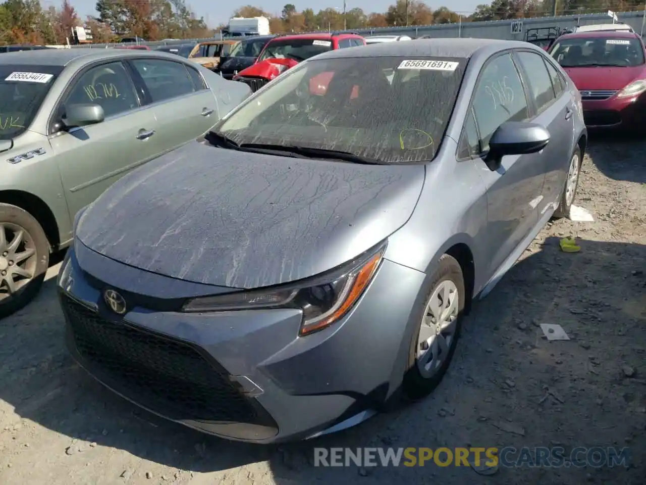 2 Photograph of a damaged car JTDDPRAEXLJ005765 TOYOTA COROLLA 2020