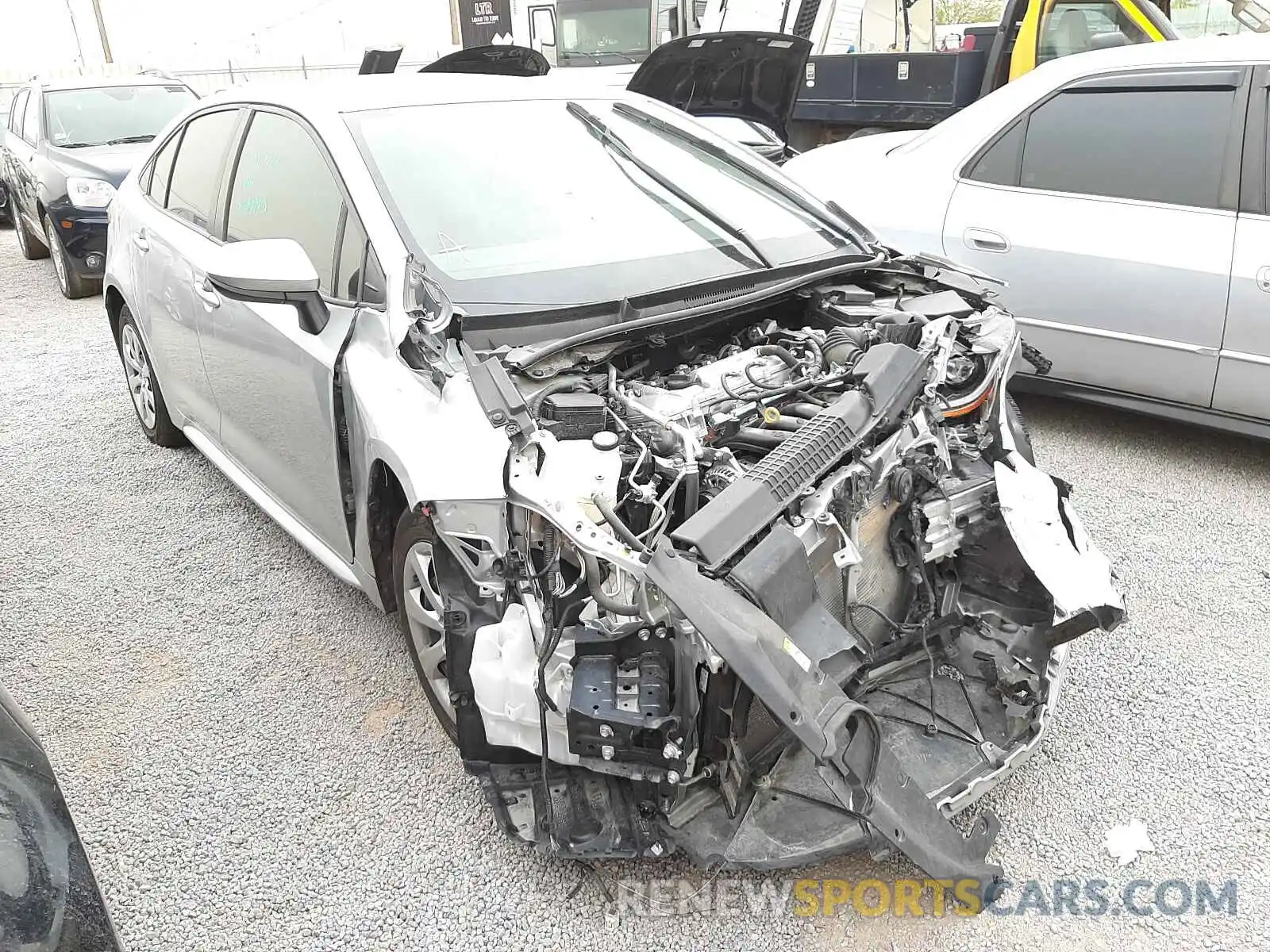 1 Photograph of a damaged car JTDDPRAEXLJ011744 TOYOTA COROLLA 2020