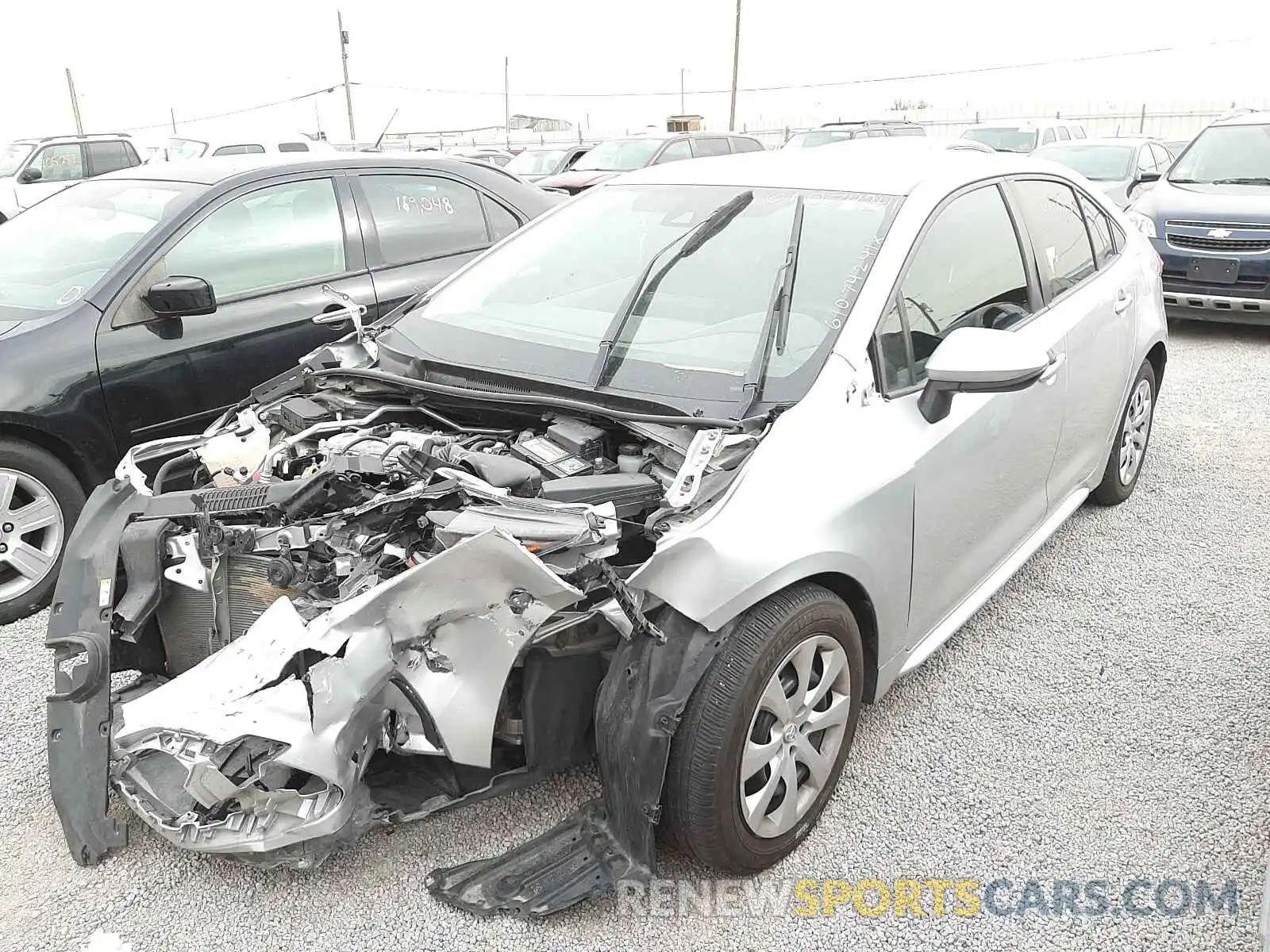 2 Photograph of a damaged car JTDDPRAEXLJ011744 TOYOTA COROLLA 2020