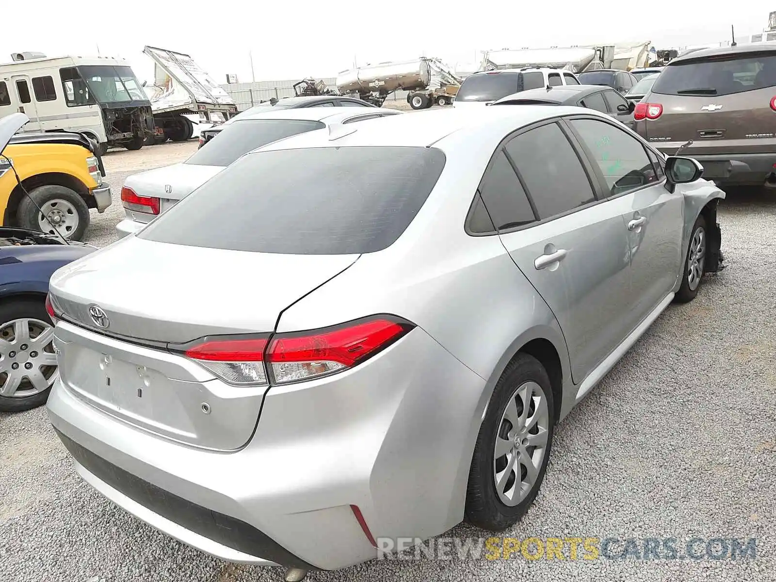 4 Photograph of a damaged car JTDDPRAEXLJ011744 TOYOTA COROLLA 2020