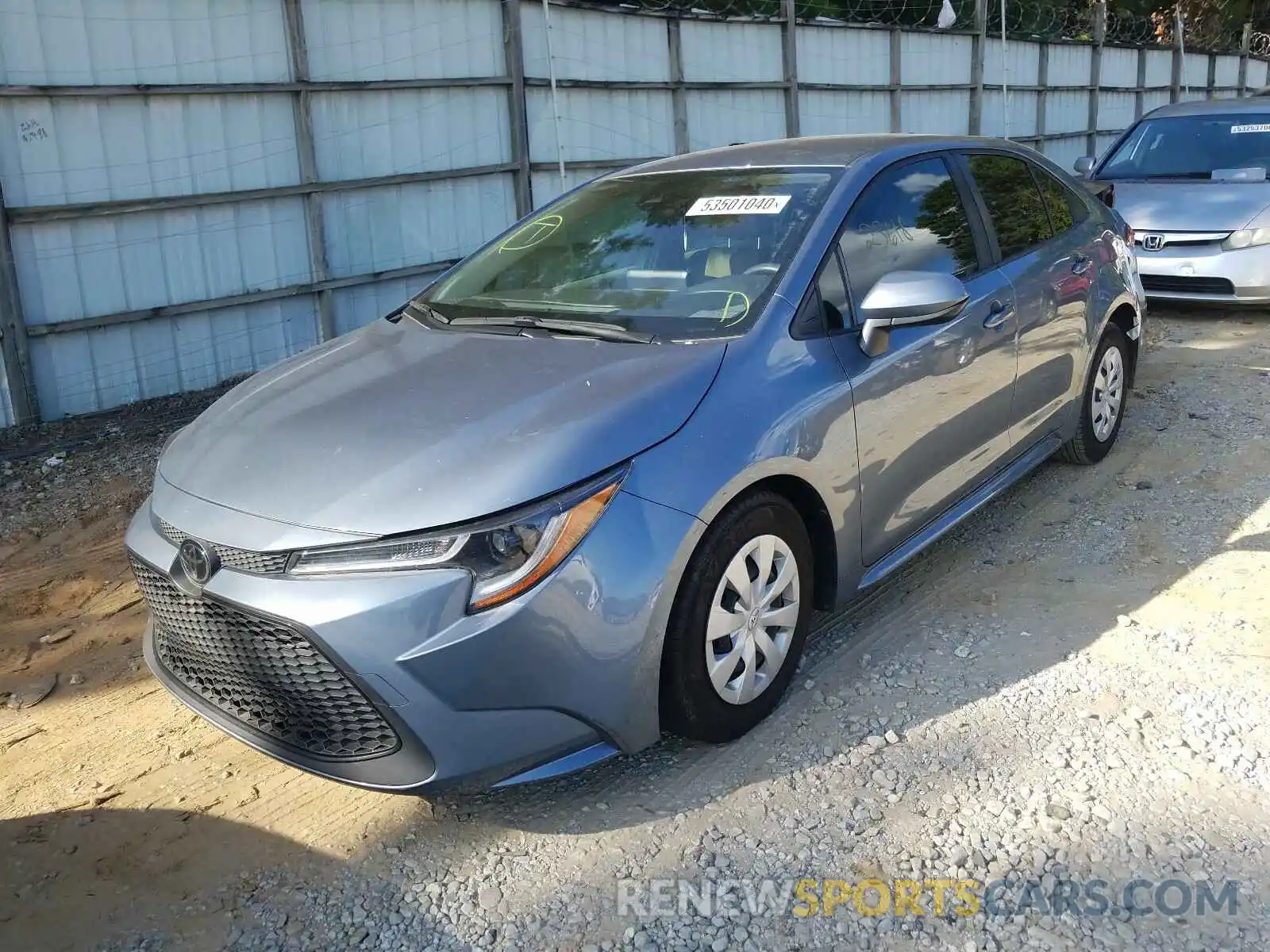 2 Photograph of a damaged car JTDDPRAEXLJ012537 TOYOTA COROLLA 2020