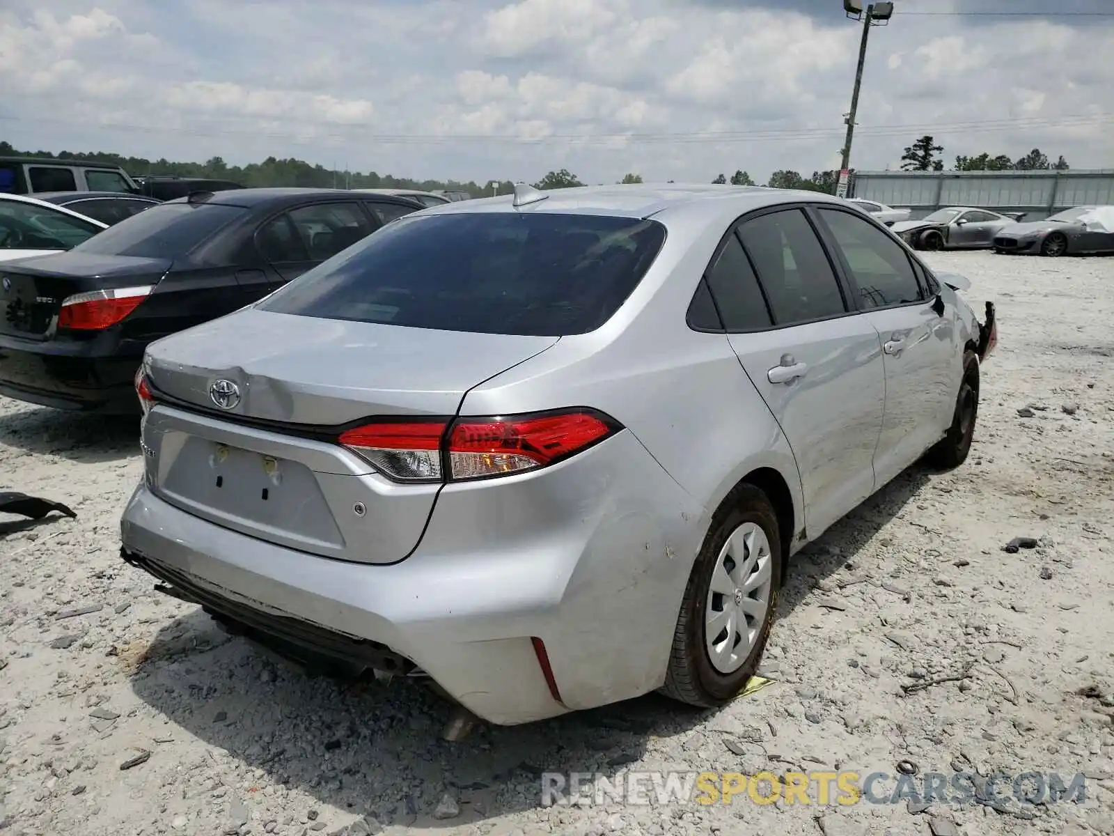 4 Photograph of a damaged car JTDDPRAEXLJ013736 TOYOTA COROLLA 2020