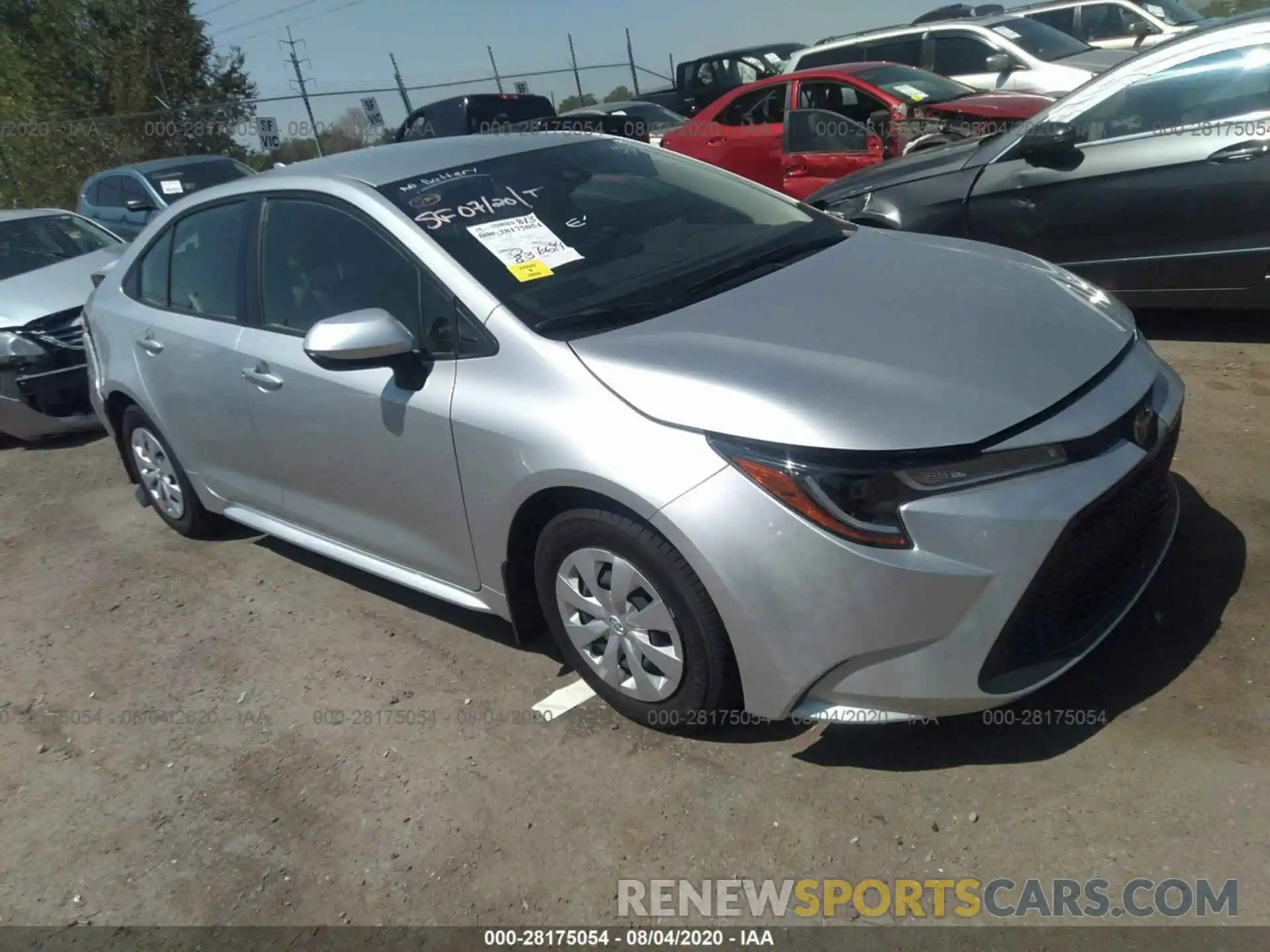 1 Photograph of a damaged car JTDDPRAEXLJ015941 TOYOTA COROLLA 2020