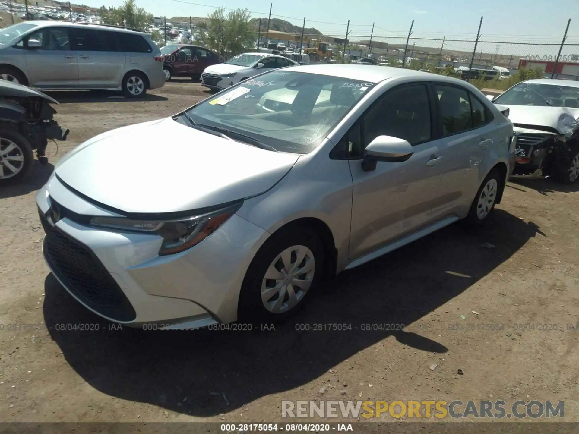 2 Photograph of a damaged car JTDDPRAEXLJ015941 TOYOTA COROLLA 2020