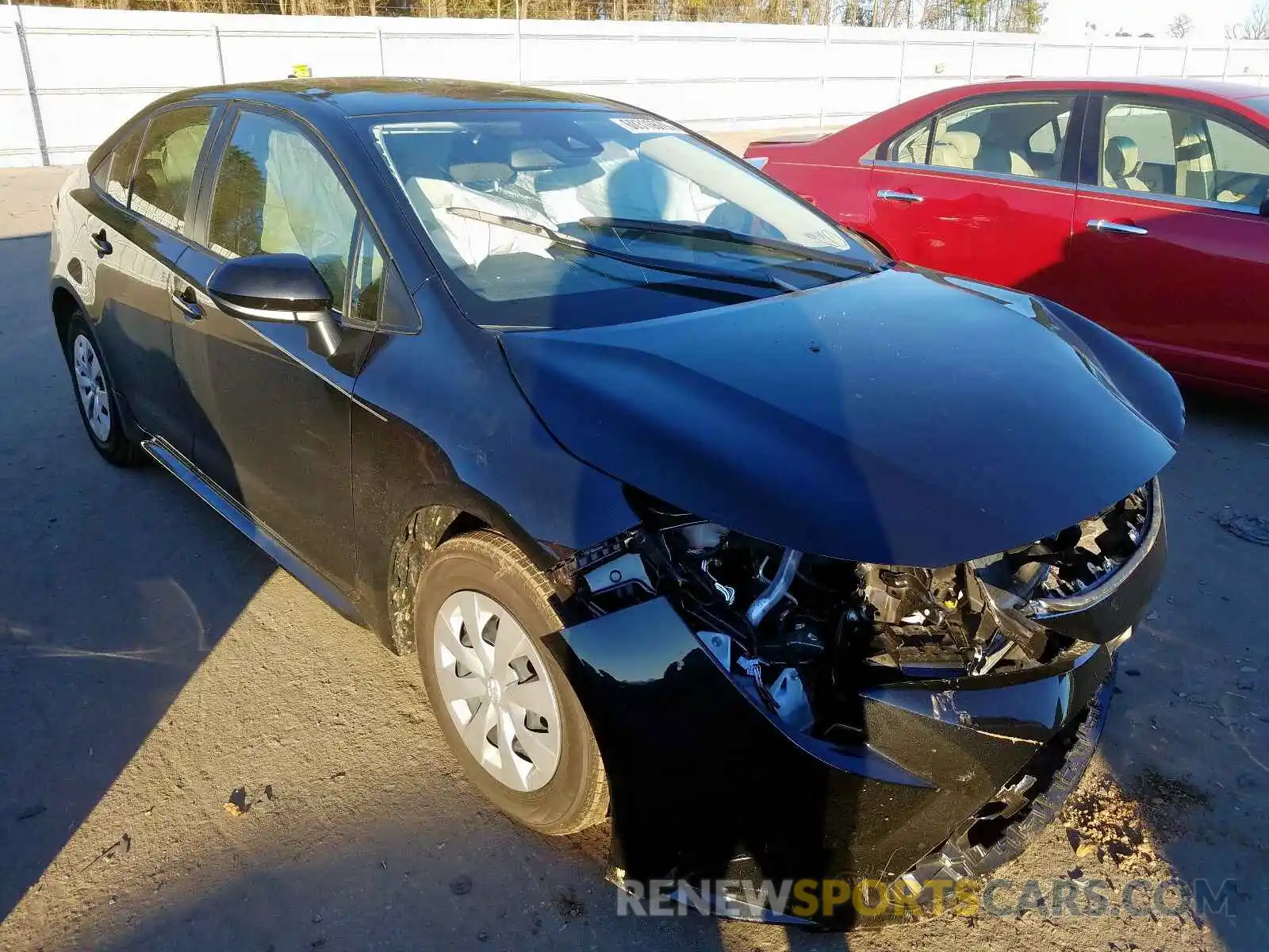 1 Photograph of a damaged car JTDDPRAEXLJ038135 TOYOTA COROLLA 2020