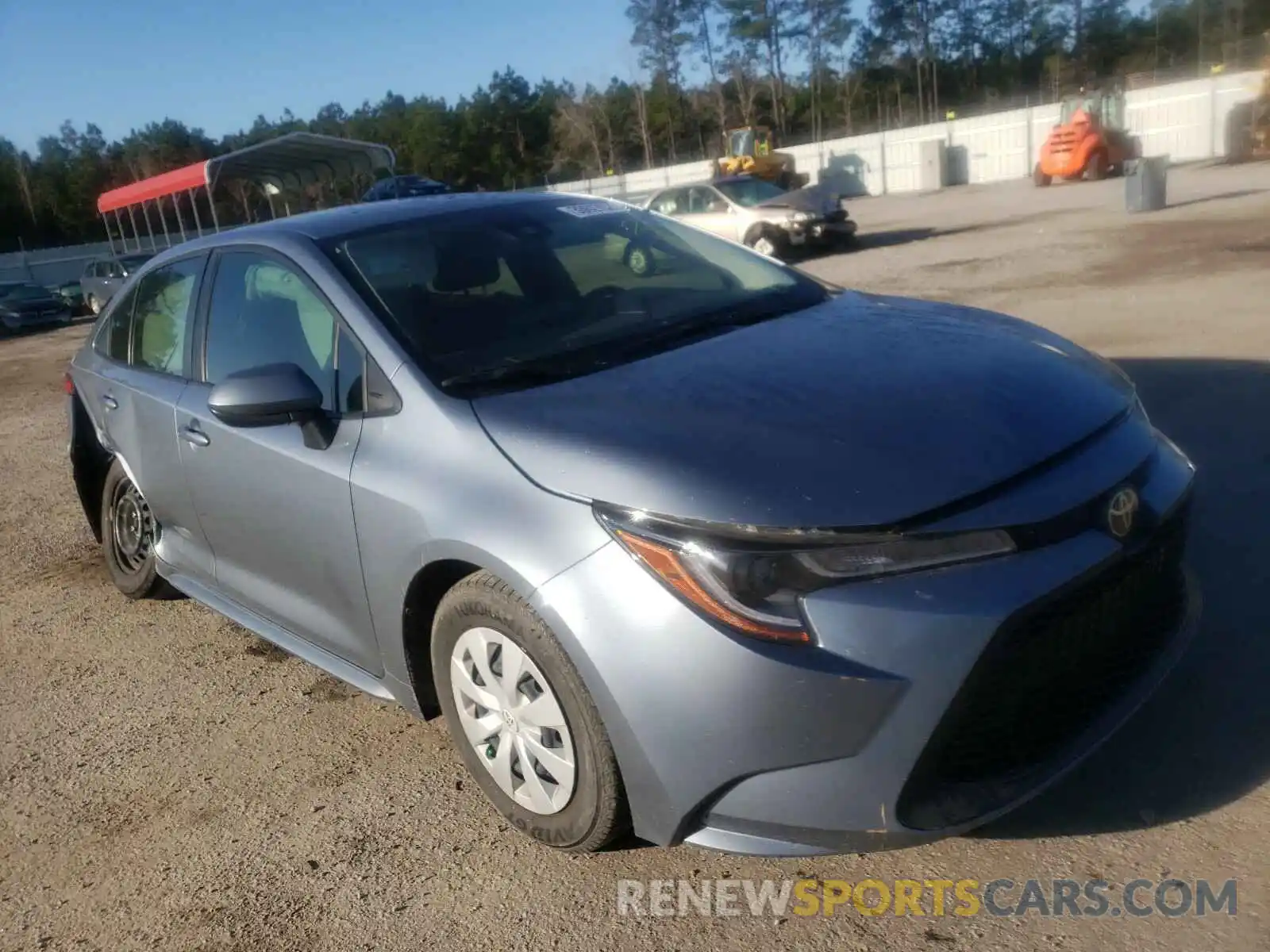 1 Photograph of a damaged car JTDDPRAEXLJ054643 TOYOTA COROLLA 2020