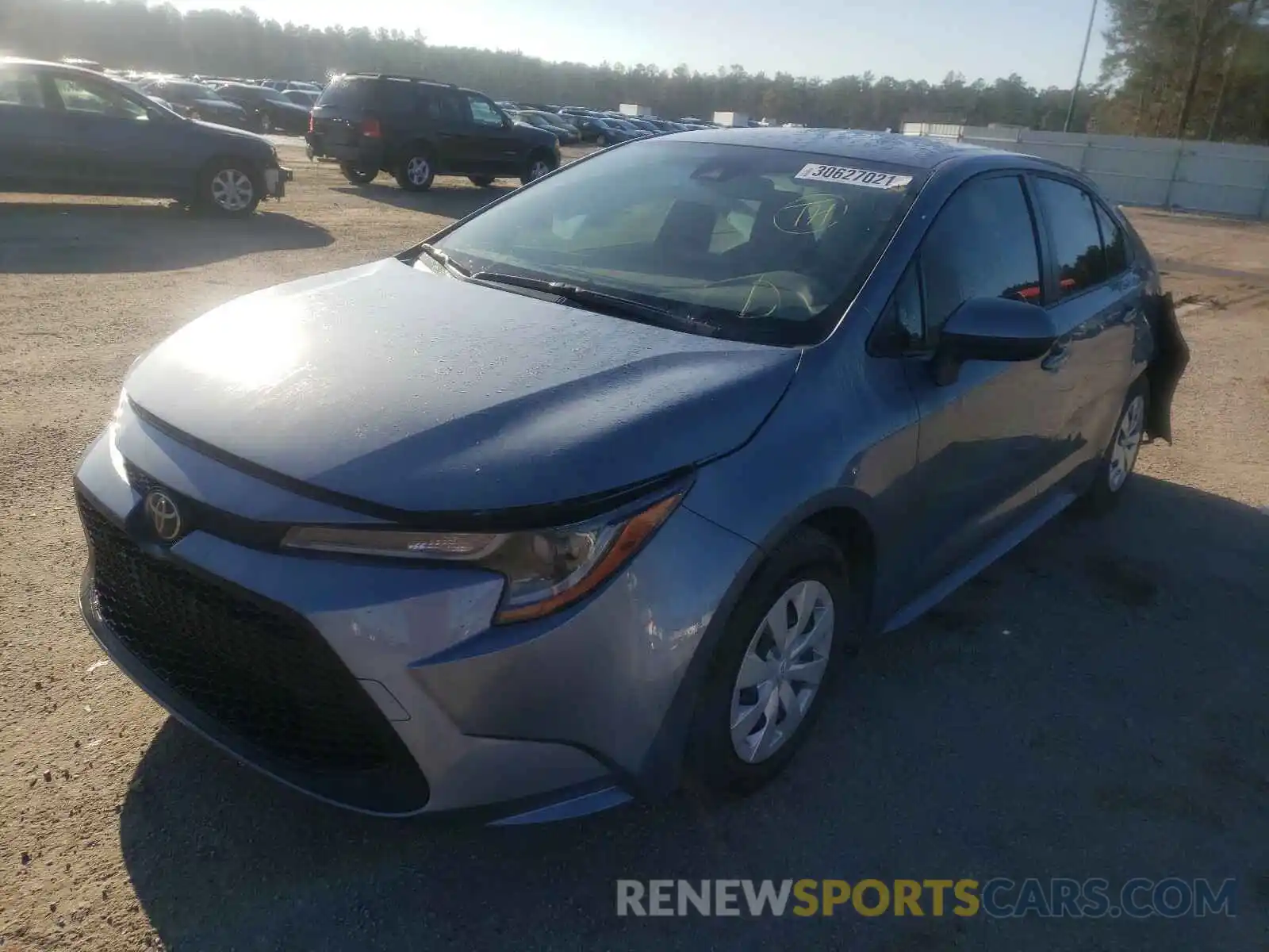 2 Photograph of a damaged car JTDDPRAEXLJ054643 TOYOTA COROLLA 2020