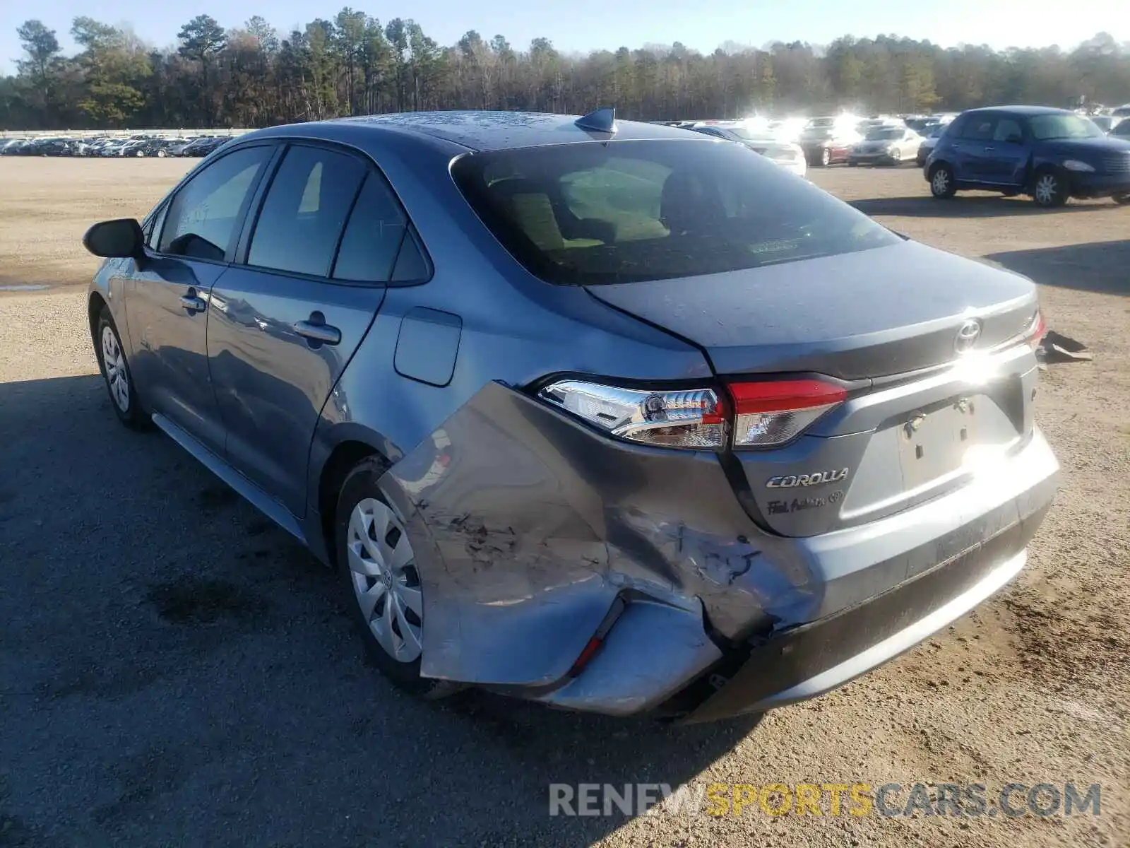 3 Photograph of a damaged car JTDDPRAEXLJ054643 TOYOTA COROLLA 2020