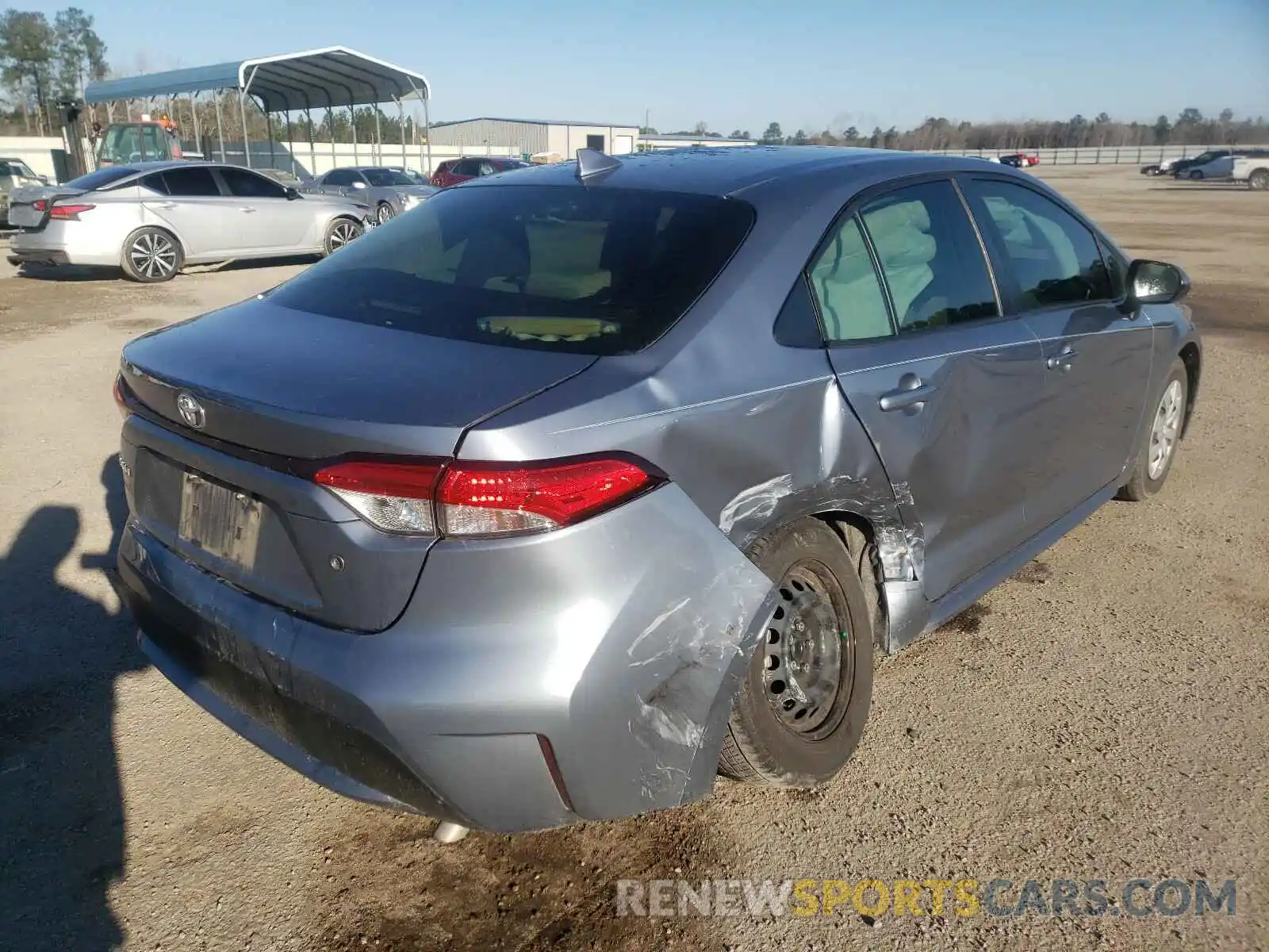 4 Photograph of a damaged car JTDDPRAEXLJ054643 TOYOTA COROLLA 2020