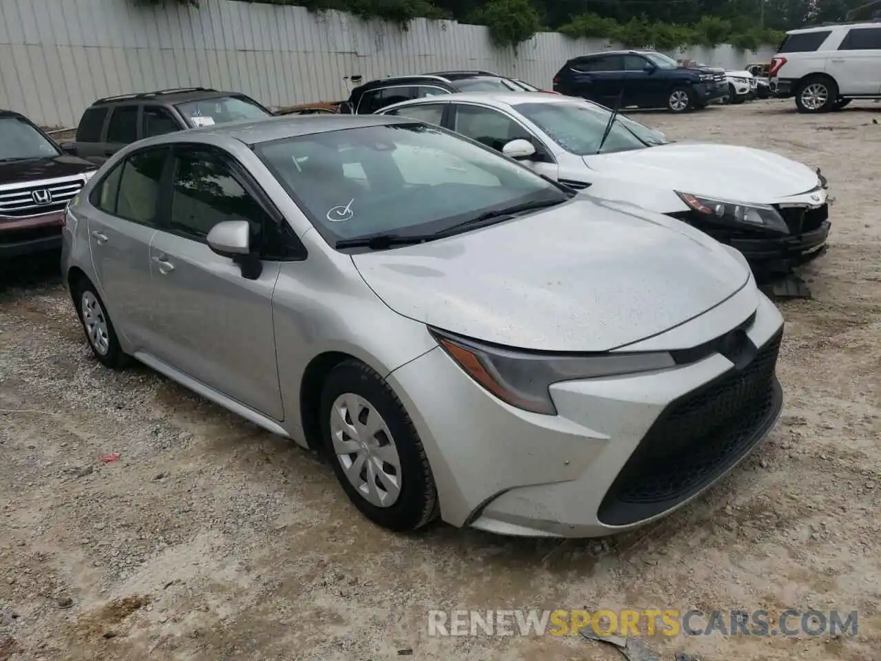 1 Photograph of a damaged car JTDDPRAEXLJ058546 TOYOTA COROLLA 2020