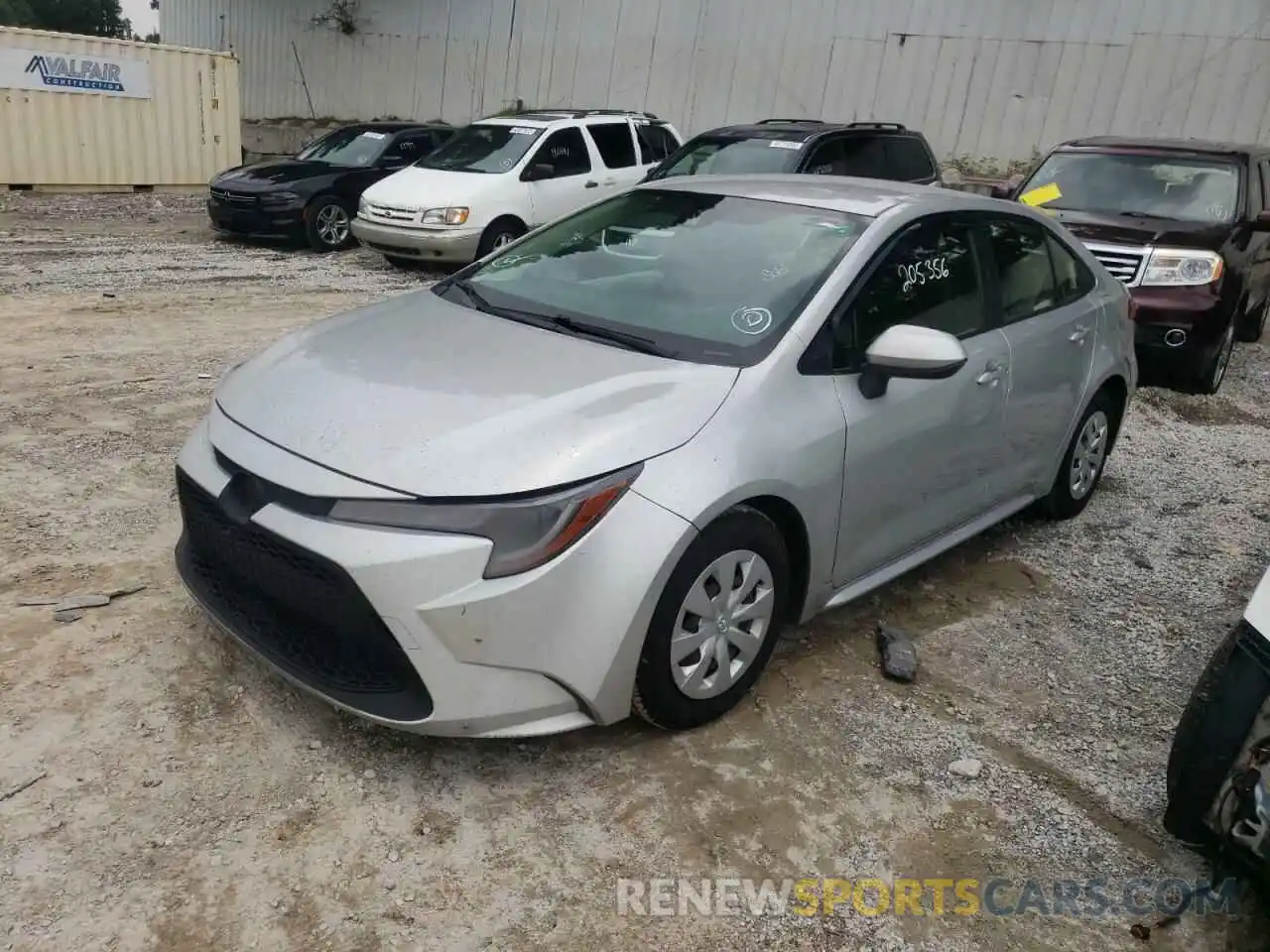 2 Photograph of a damaged car JTDDPRAEXLJ058546 TOYOTA COROLLA 2020