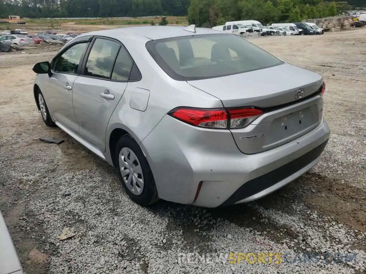 3 Photograph of a damaged car JTDDPRAEXLJ058546 TOYOTA COROLLA 2020