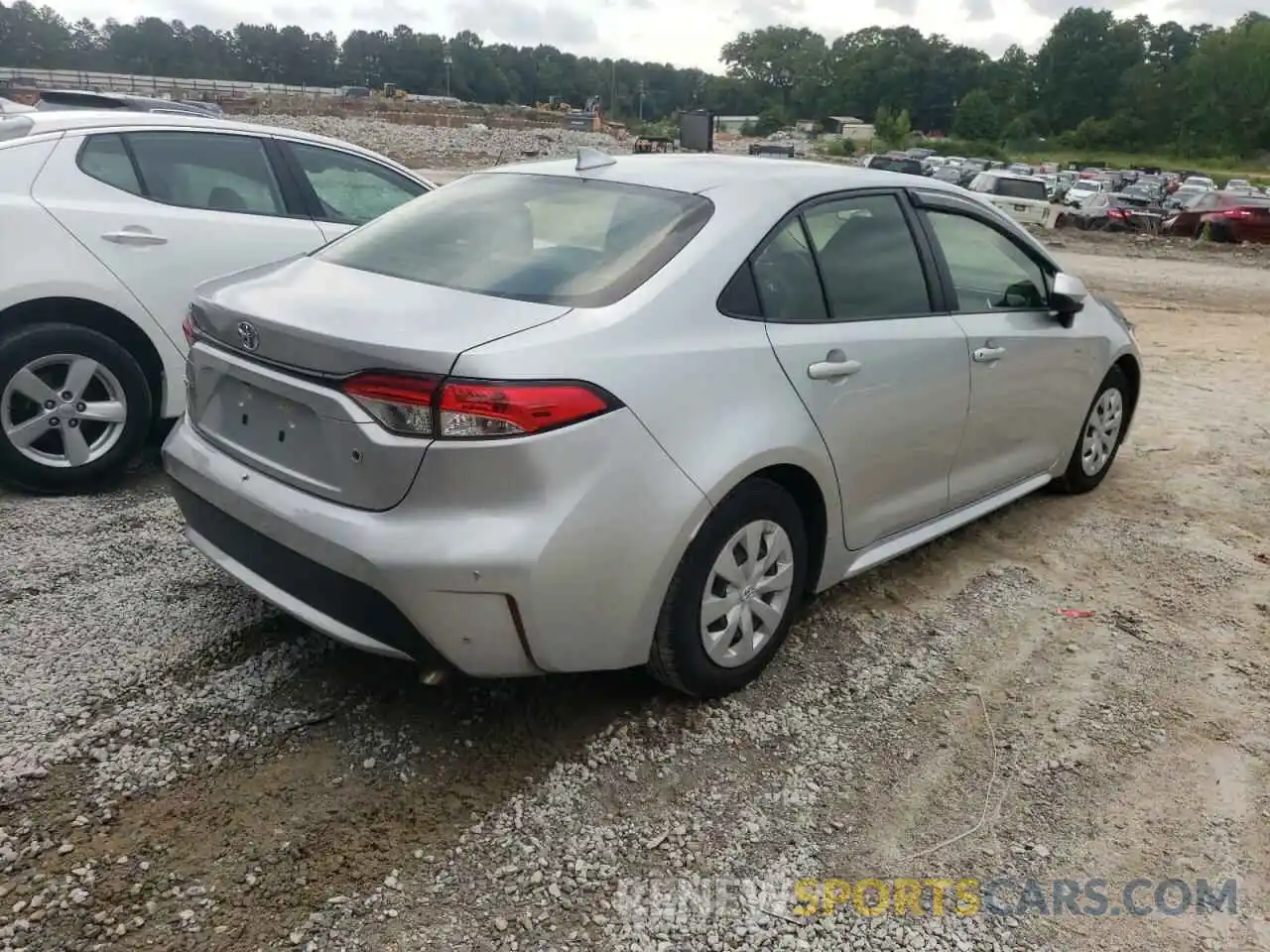 4 Photograph of a damaged car JTDDPRAEXLJ058546 TOYOTA COROLLA 2020